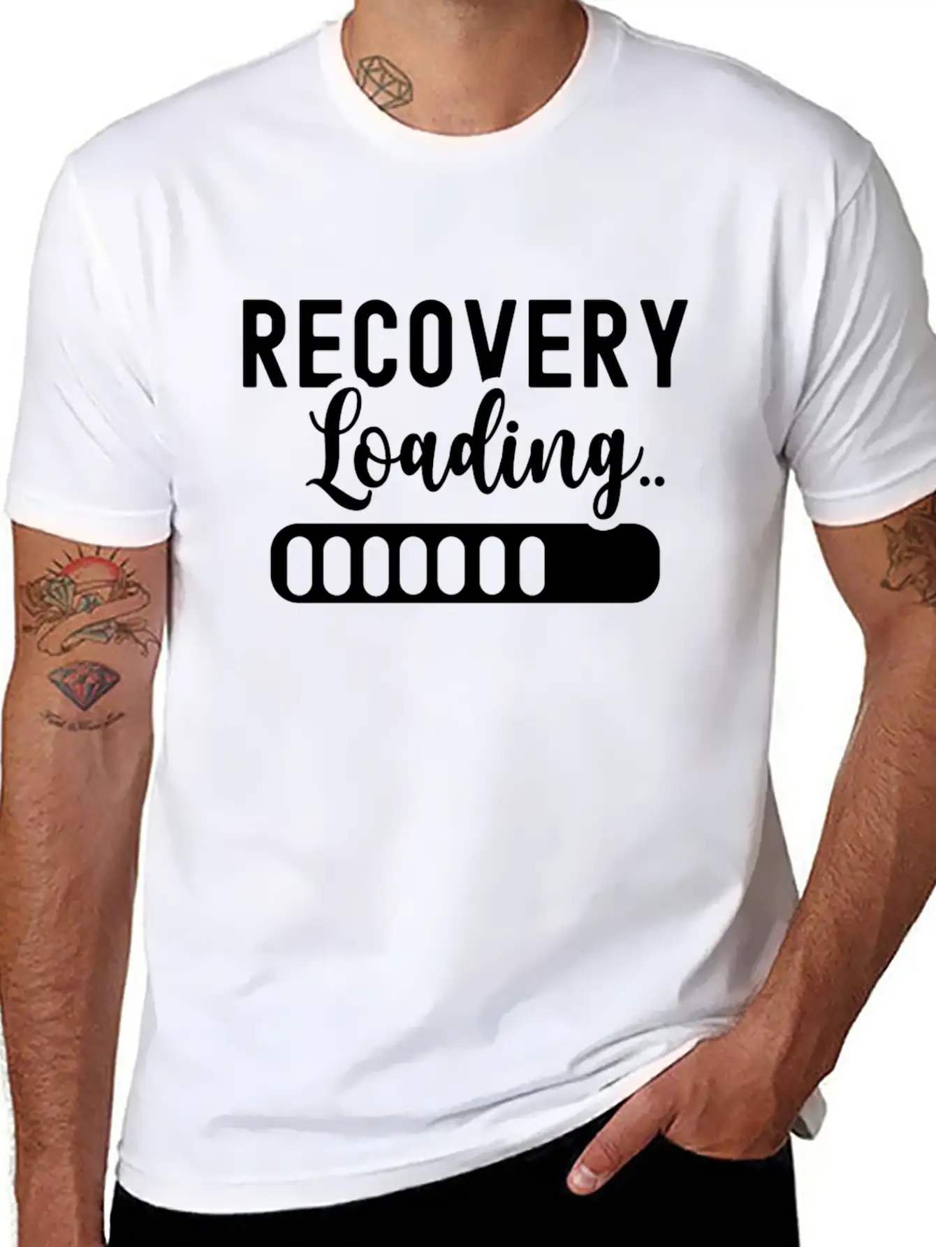 Recovery Loading Surgery Patient Recover Survivor Comfortable Minimalist Graphic Tee – Summer Style Essential
