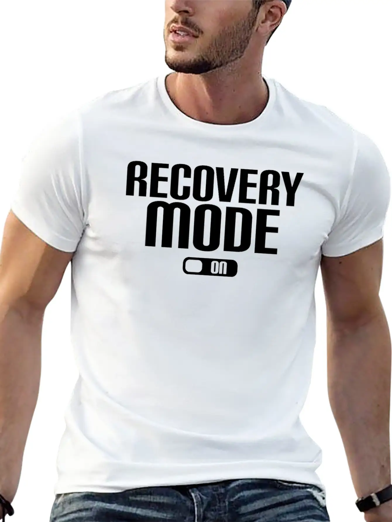 Recovery Mode On Unisex Casual T-Shirt – Clean Design For Daily Comfort