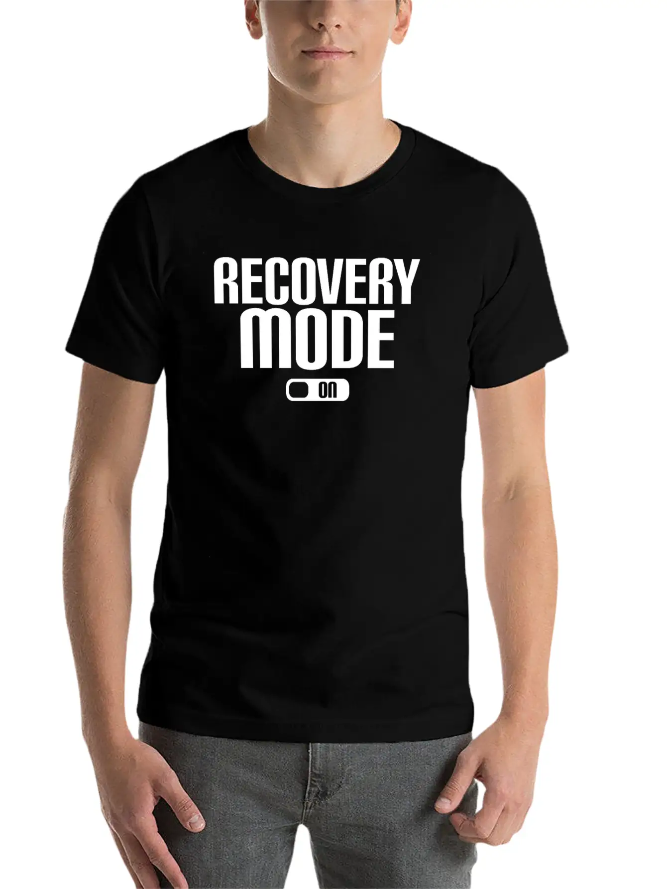 Recovery Mode On Unisex Casual T-Shirt – Clean Design For Daily Comfort