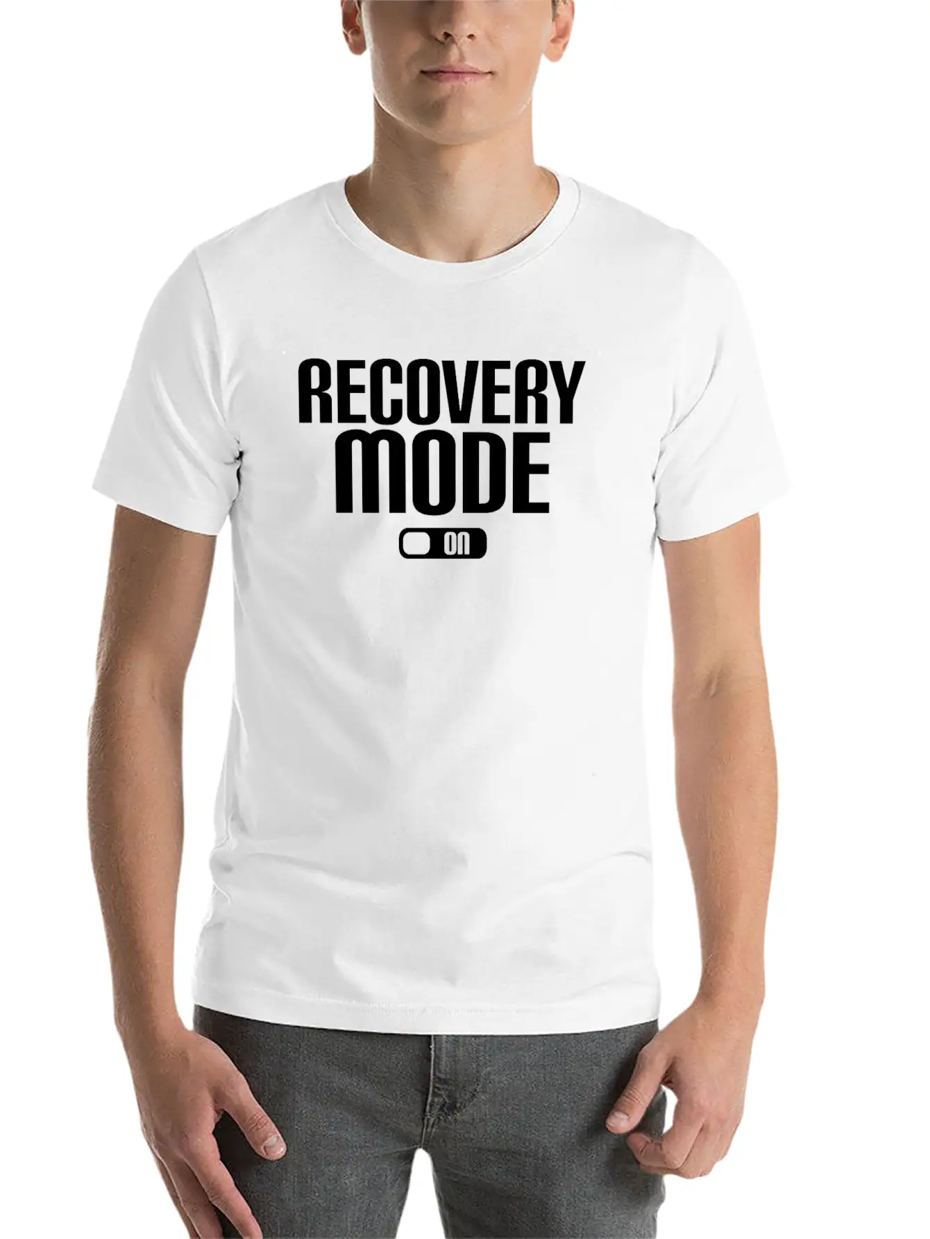 Recovery Mode On Unisex Casual T-Shirt – Clean Design For Daily Comfort