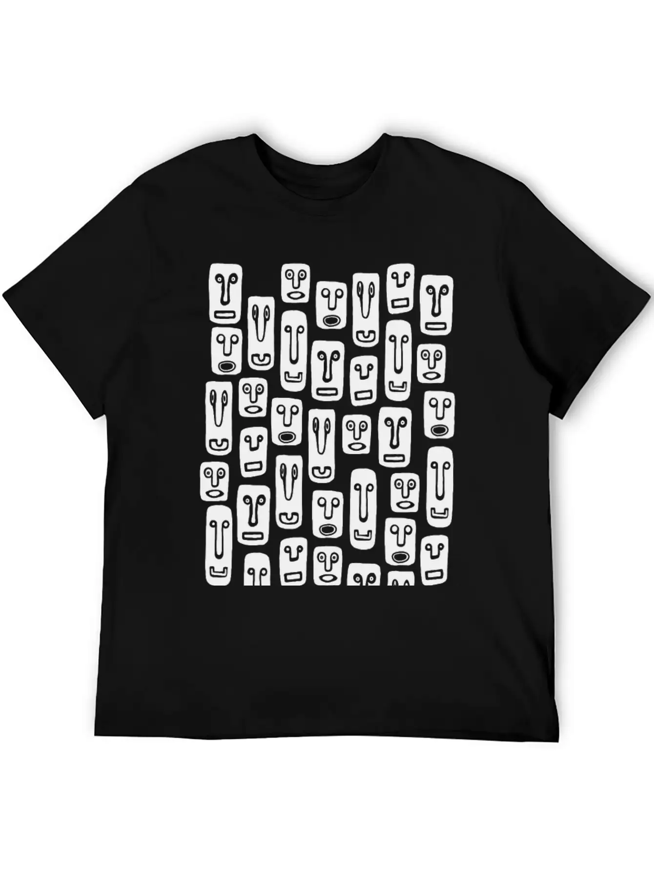 Rectangular Mask Pattern - November N ° 23 Modern Fit Casual T-Shirt – Clean And Versatile Design