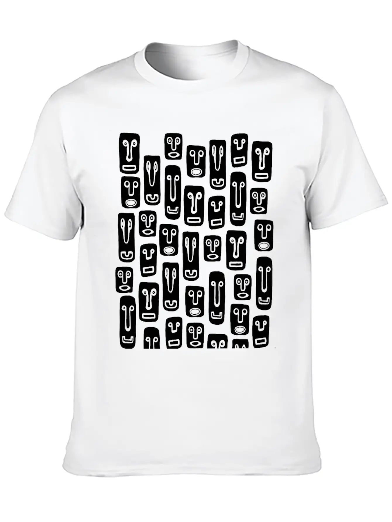 Rectangular Mask Pattern - November N ° 23 Modern Fit Casual T-Shirt – Clean And Versatile Design