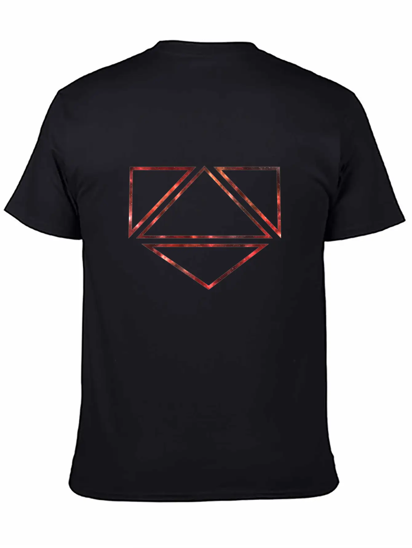 RED GALAXY EFFECT IN A SYMBOL Modern Fit Casual T-Shirt – Clean And Versatile Design