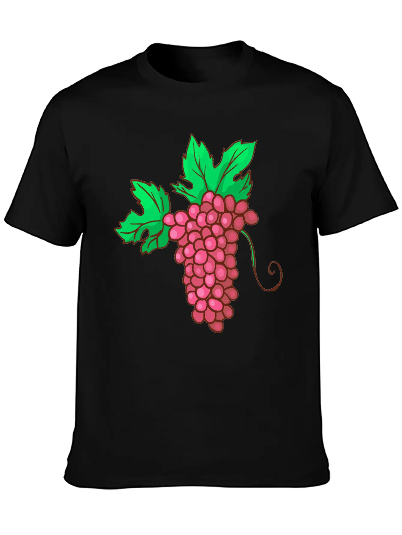Red Grapes Unisex Casual T-Shirt – Clean Design For Daily Comfort