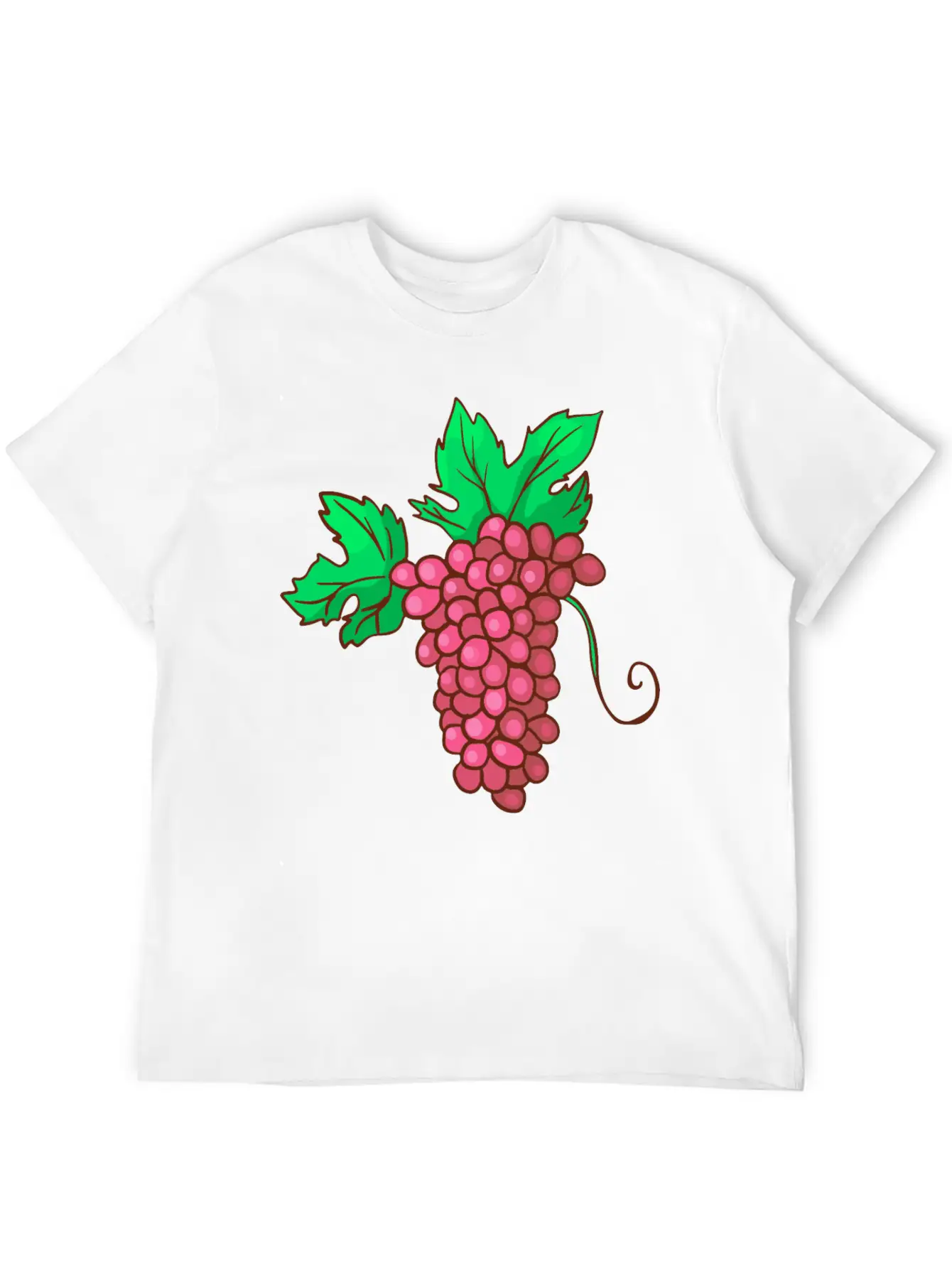 Red Grapes Unisex Casual T-Shirt – Clean Design For Daily Comfort