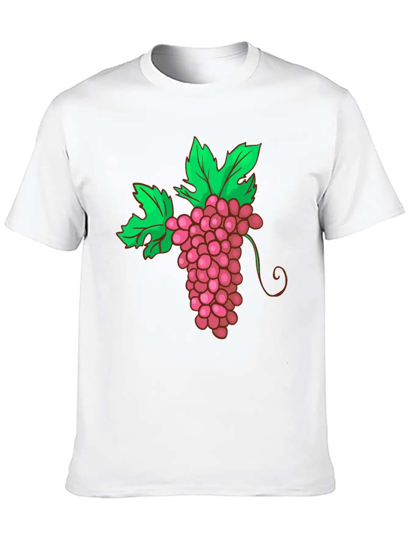 Red Grapes Unisex Casual T-Shirt – Clean Design For Daily Comfort