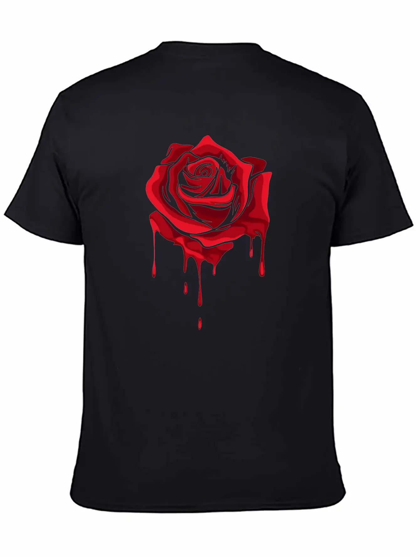 Red Melting Rose Garden Gardener Botanist Flowers Unisex Casual T-Shirt – Clean Design For Daily Comfort
