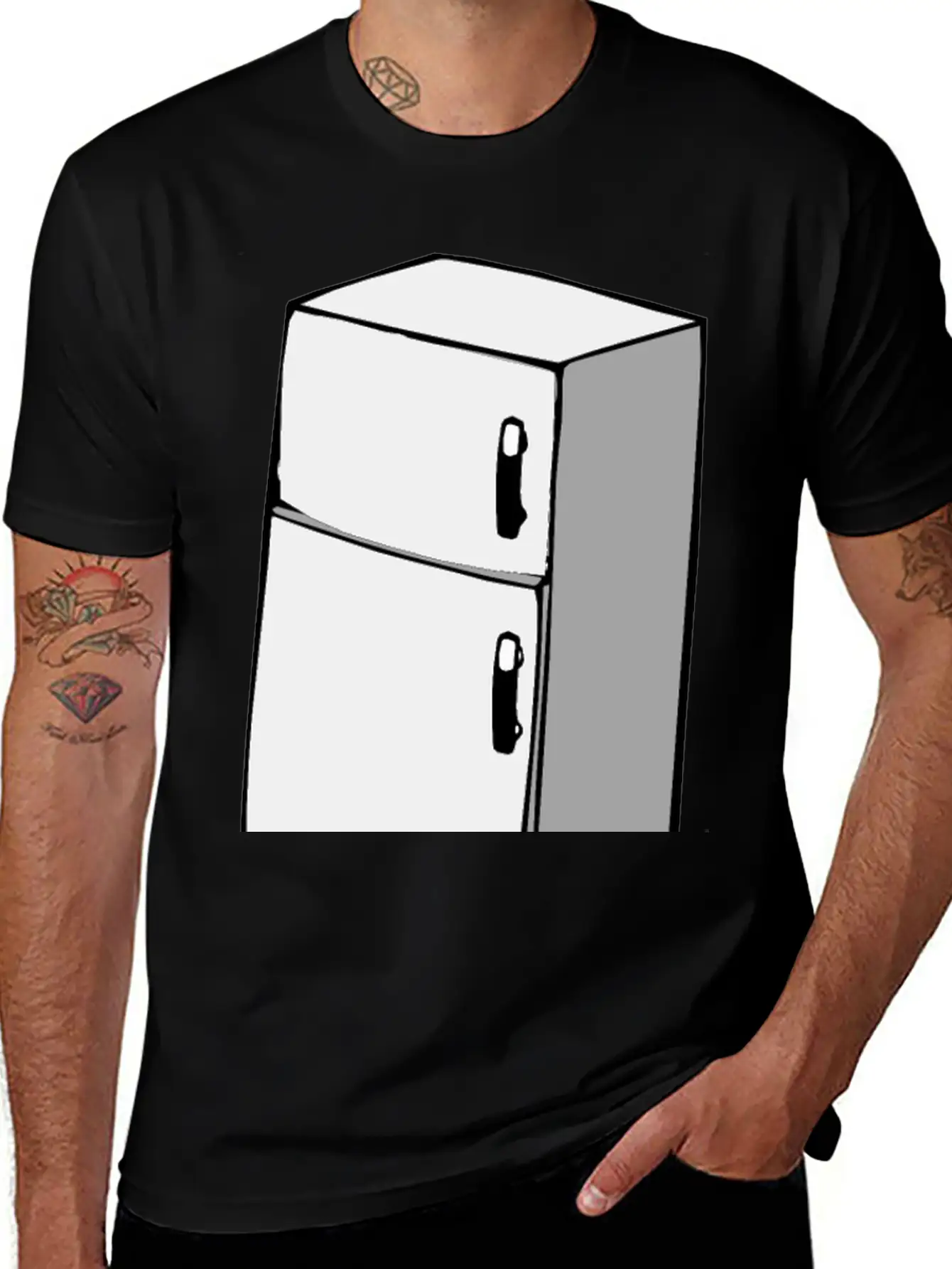 Refrigerator Modern Fit Casual T-Shirt – Clean And Versatile Design