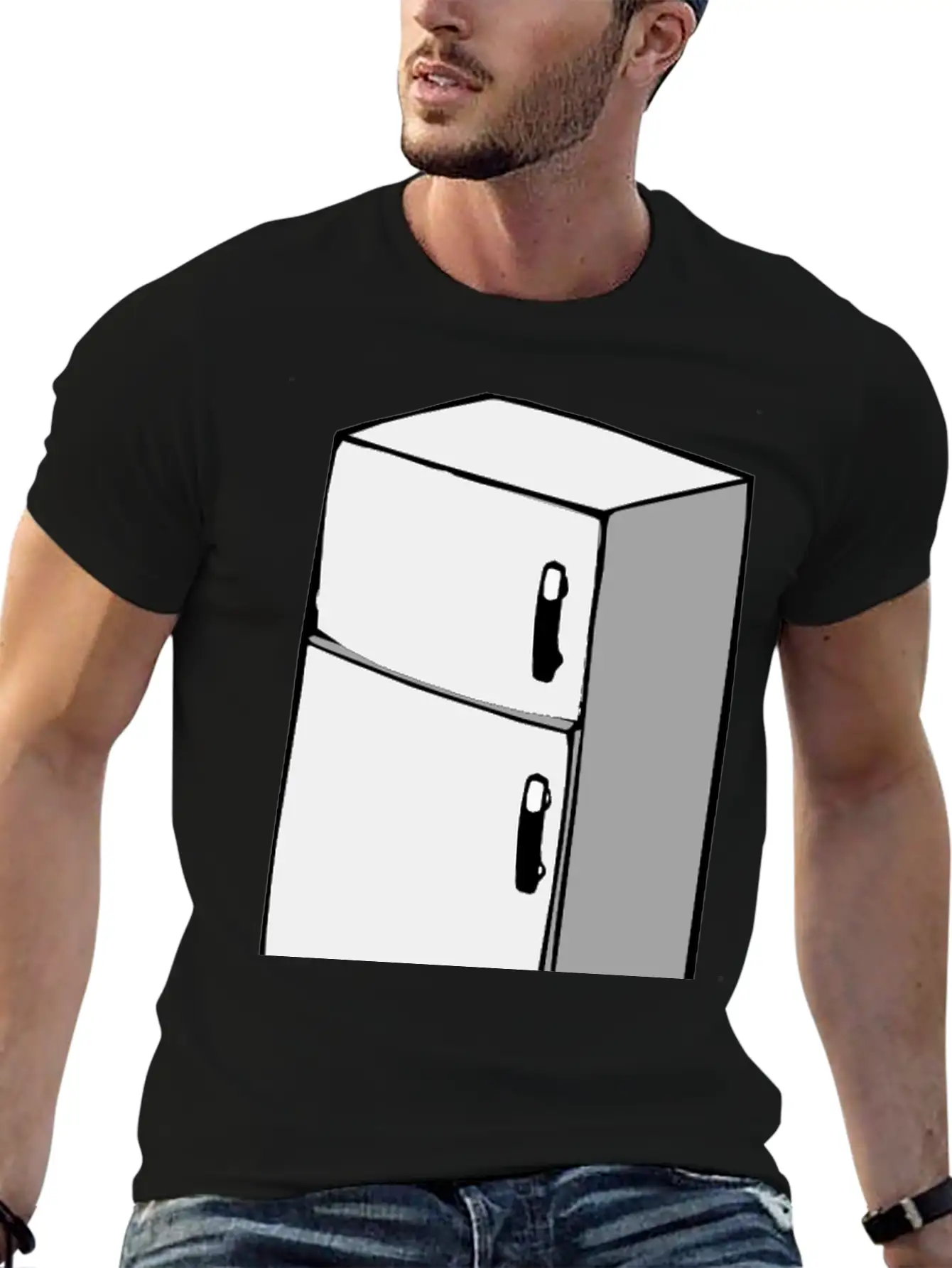 Refrigerator Modern Fit Casual T-Shirt – Clean And Versatile Design