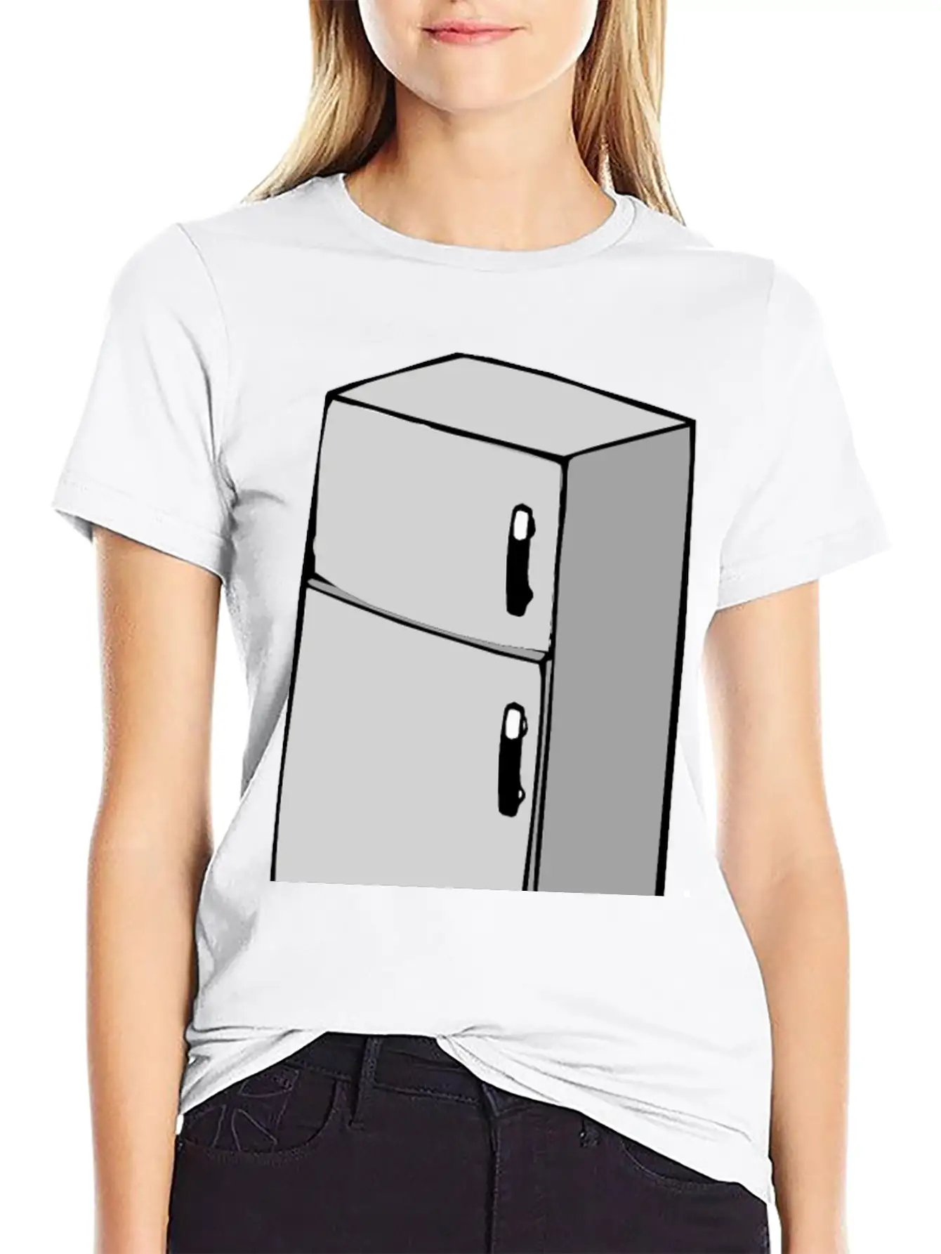 Refrigerator Modern Fit Casual T-Shirt – Clean And Versatile Design