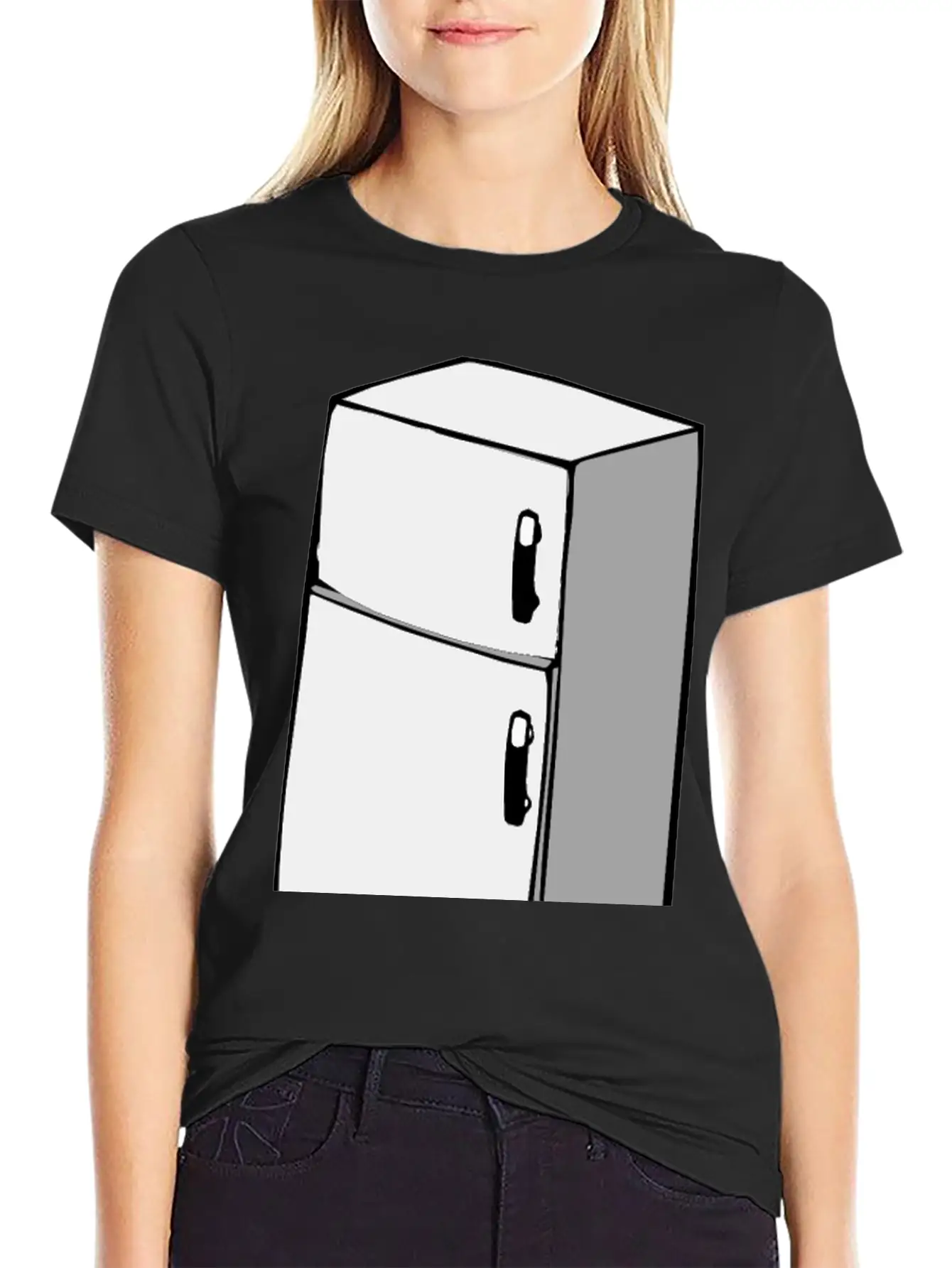 Refrigerator Modern Fit Casual T-Shirt – Clean And Versatile Design