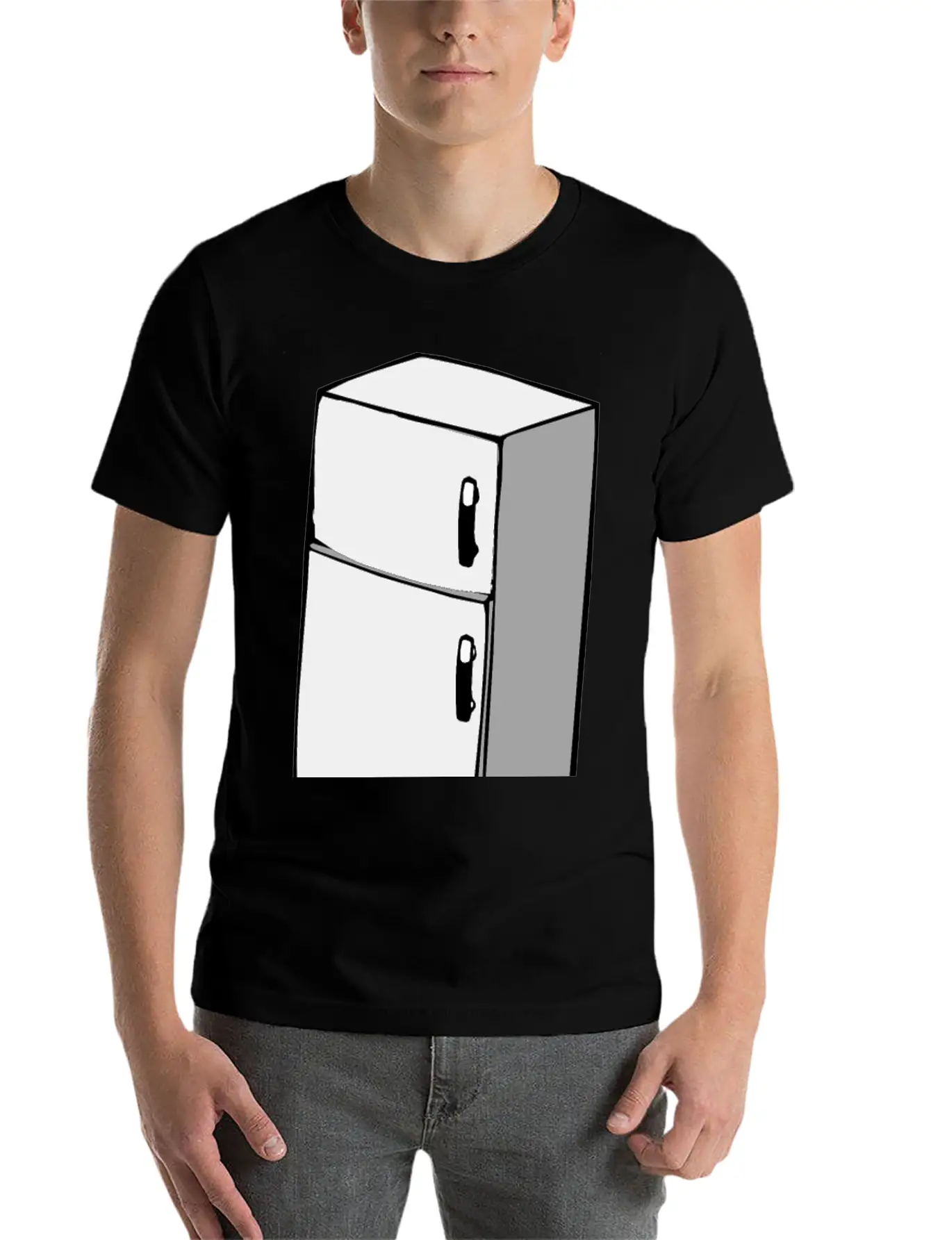 Refrigerator Modern Fit Casual T-Shirt – Clean And Versatile Design