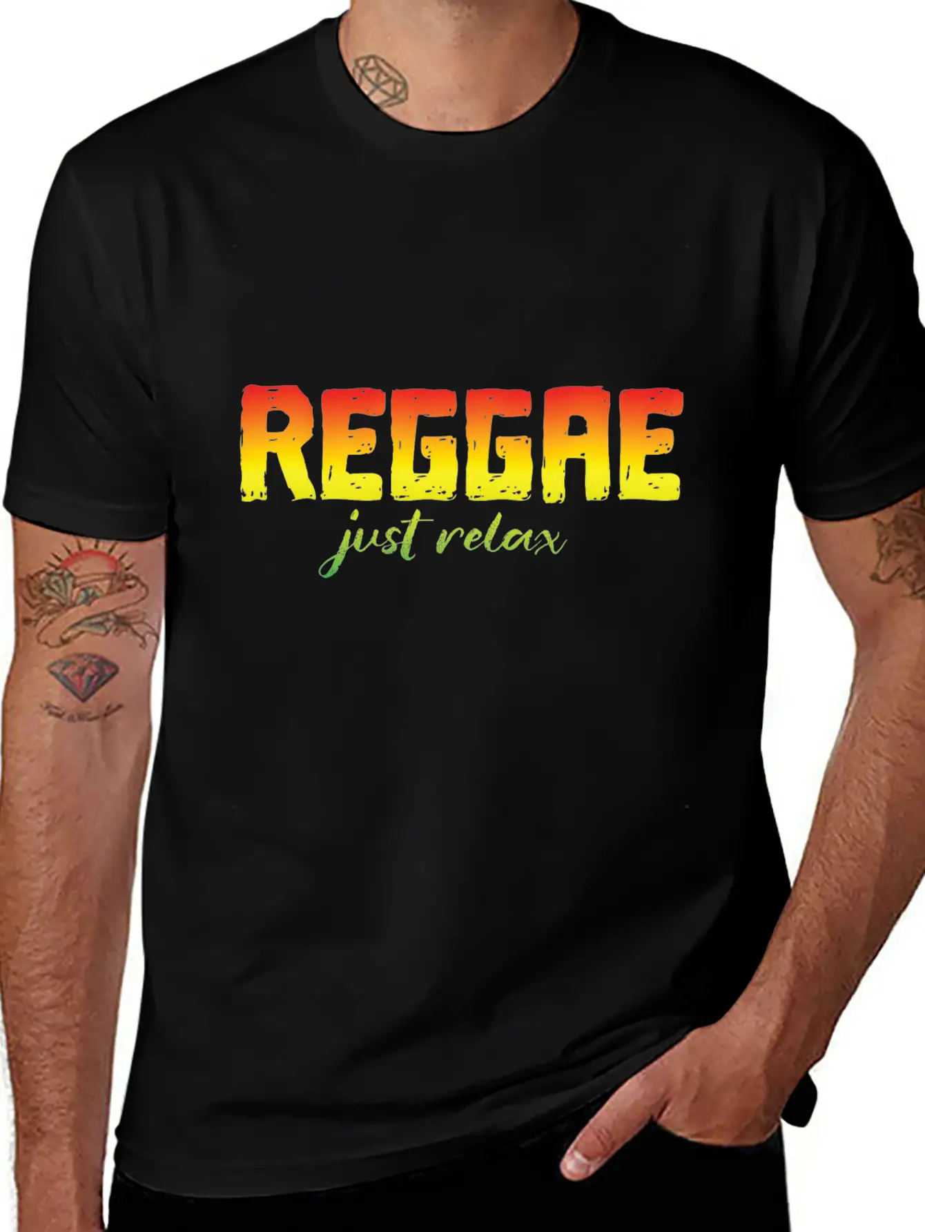 Reggae Classic Fit Graphic Tee For Daily Comfort – Unisex Cotton Shirt