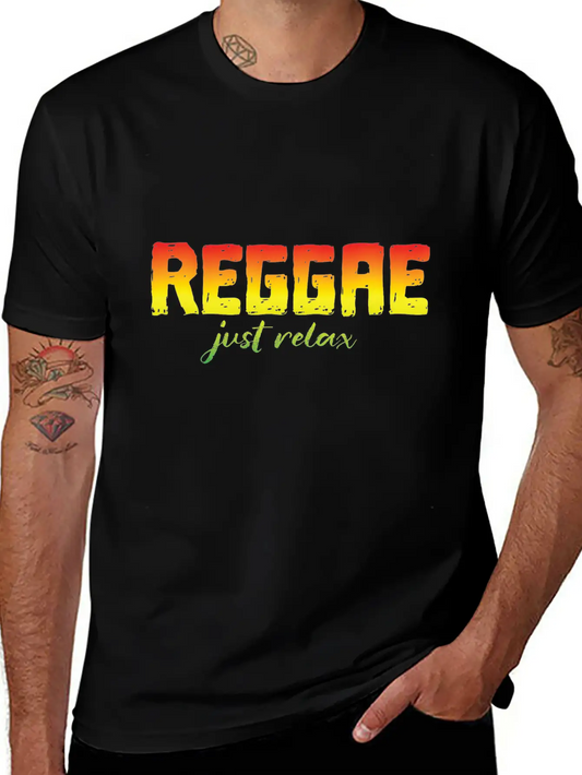 Reggae Classic Fit Graphic Tee For Daily Comfort – Unisex Cotton Shirt