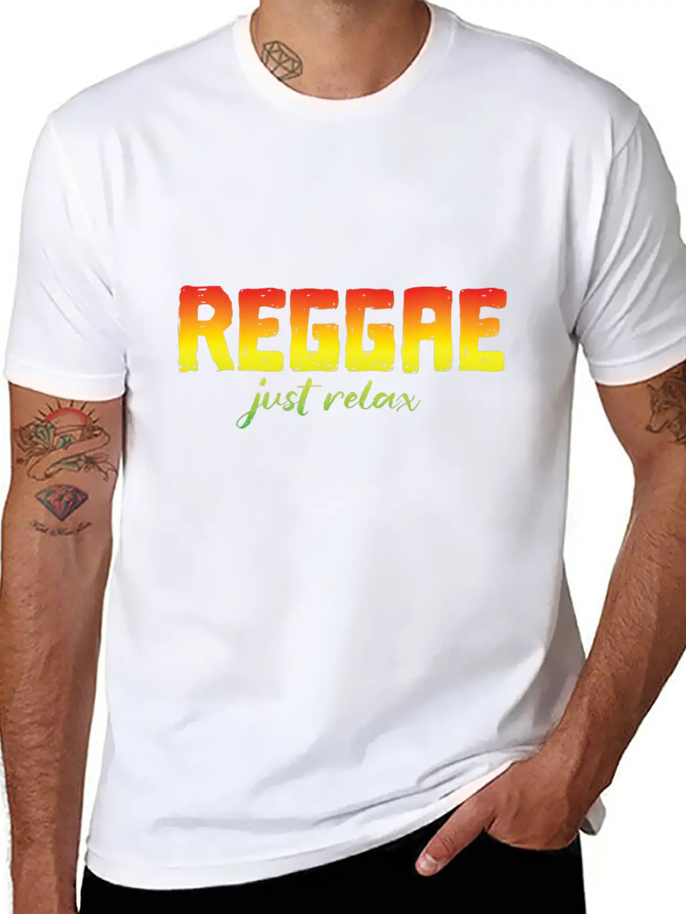 Reggae Classic Fit Graphic Tee For Daily Comfort – Unisex Cotton Shirt