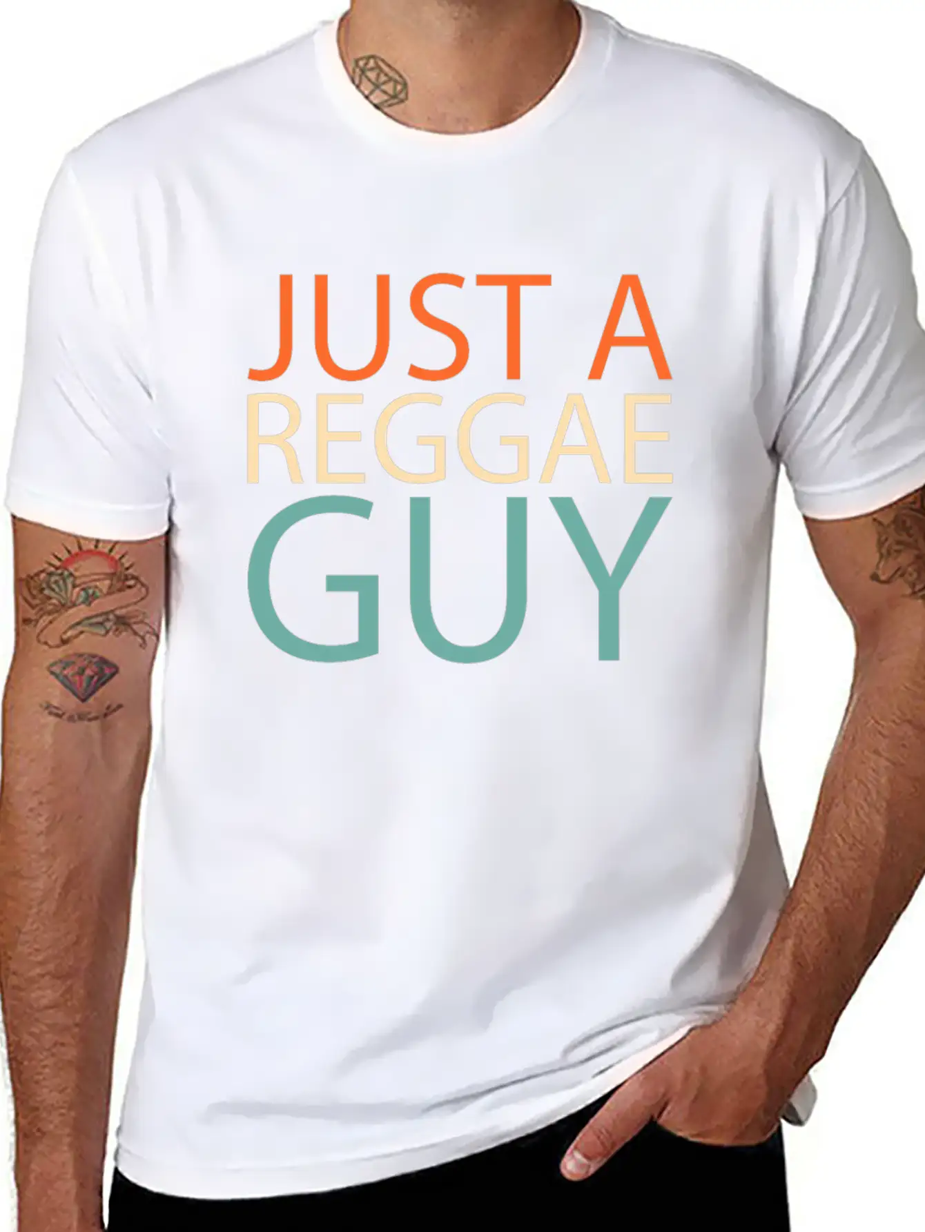 Reggae Just A Reggae Guy Soft Cotton Short Sleeve Tee – Unisex Wardrobe Staple