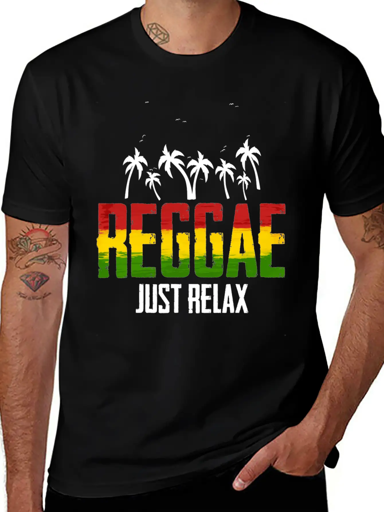 Reggae Just Relax Rastafari Roots Good Vibes Soft Cotton Short Sleeve Tee – Unisex Wardrobe Staple