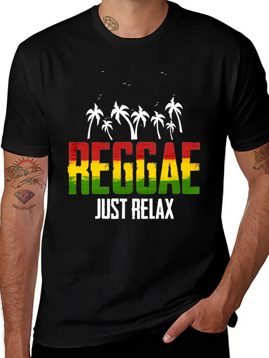 Reggae Just Relax Rastafari Roots Good Vibes Soft Cotton Short Sleeve Tee – Unisex Wardrobe Staple
