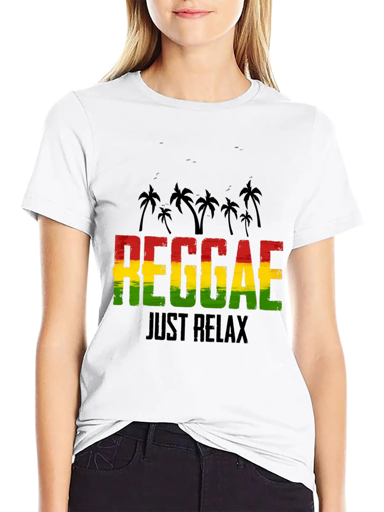 Reggae Just Relax Rastafari Roots Good Vibes Soft Cotton Short Sleeve Tee – Unisex Wardrobe Staple
