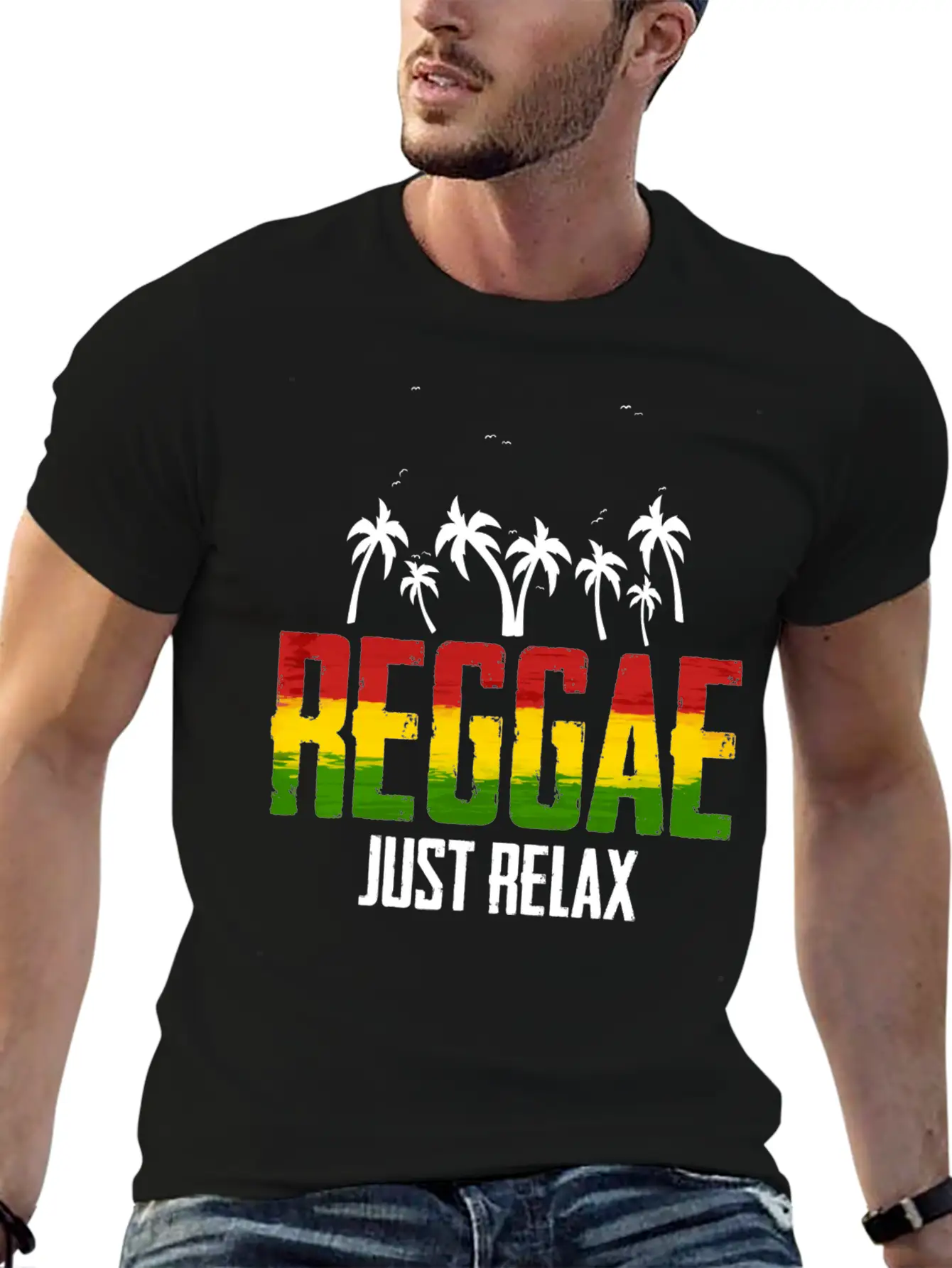 Reggae Just Relax Rastafari Roots Good Vibes Soft Cotton Short Sleeve Tee – Unisex Wardrobe Staple