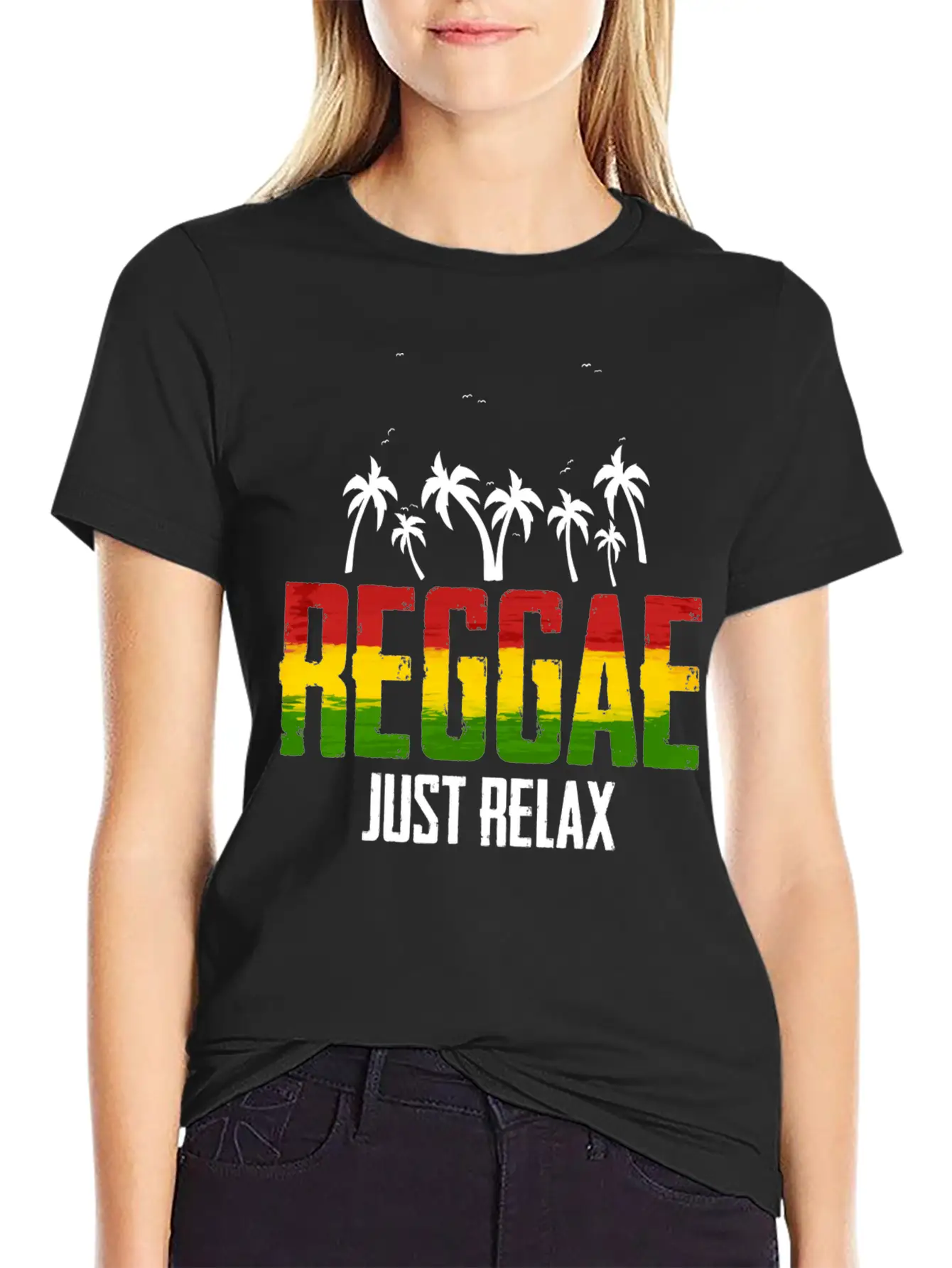 Reggae Just Relax Rastafari Roots Good Vibes Soft Cotton Short Sleeve Tee – Unisex Wardrobe Staple