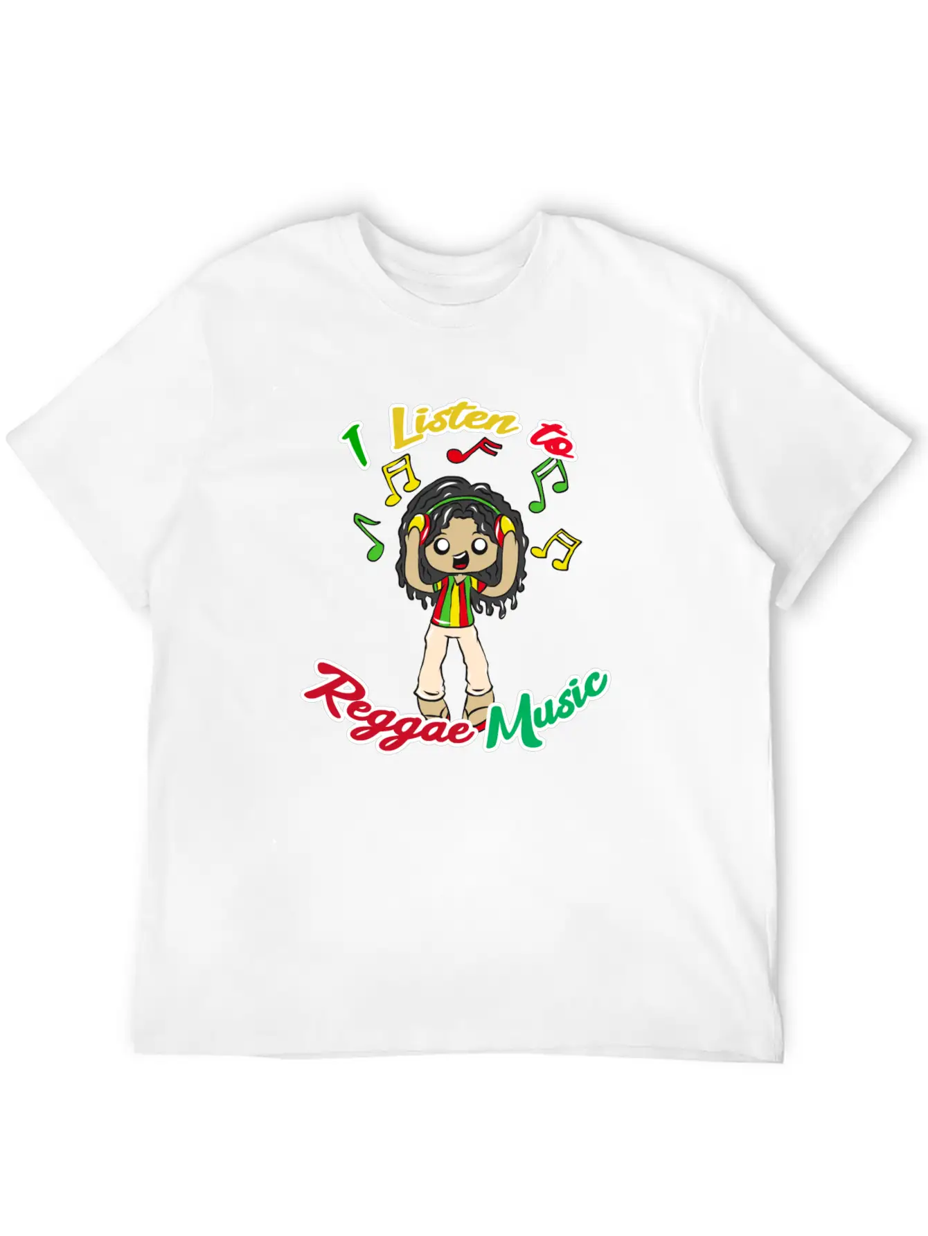 Reggae Music Basic Graphic T-Shirt – Daily Comfort In Soft Cotton