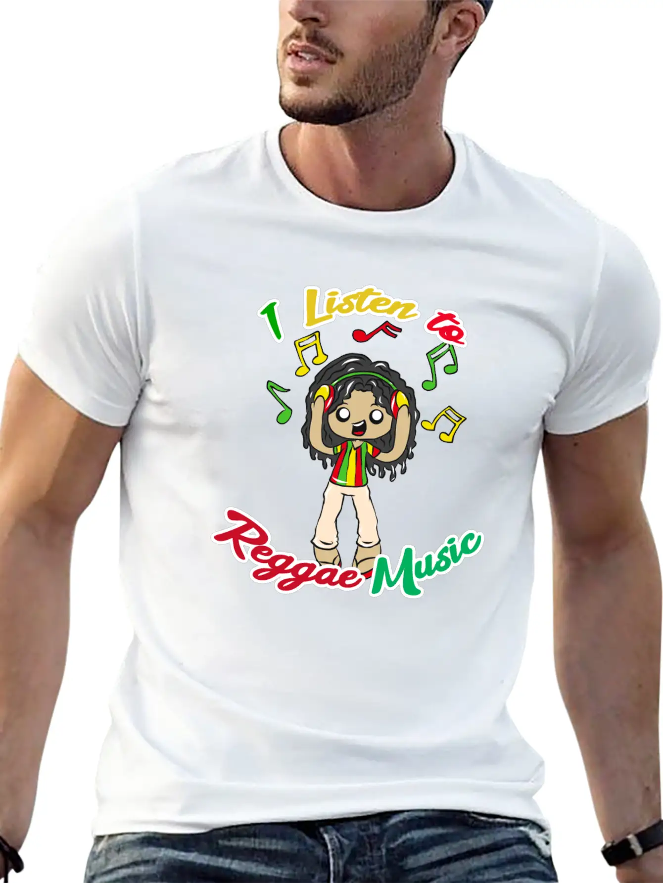 Reggae Music Basic Graphic T-Shirt – Daily Comfort In Soft Cotton