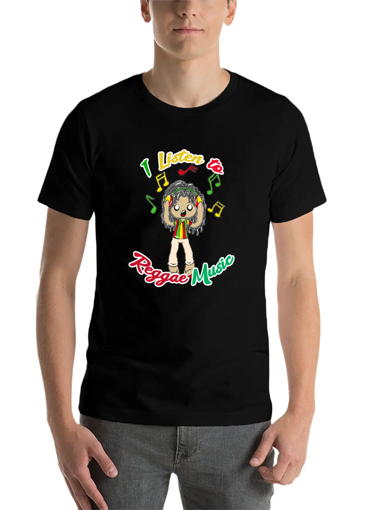 Reggae Music Basic Graphic T-Shirt – Daily Comfort In Soft Cotton