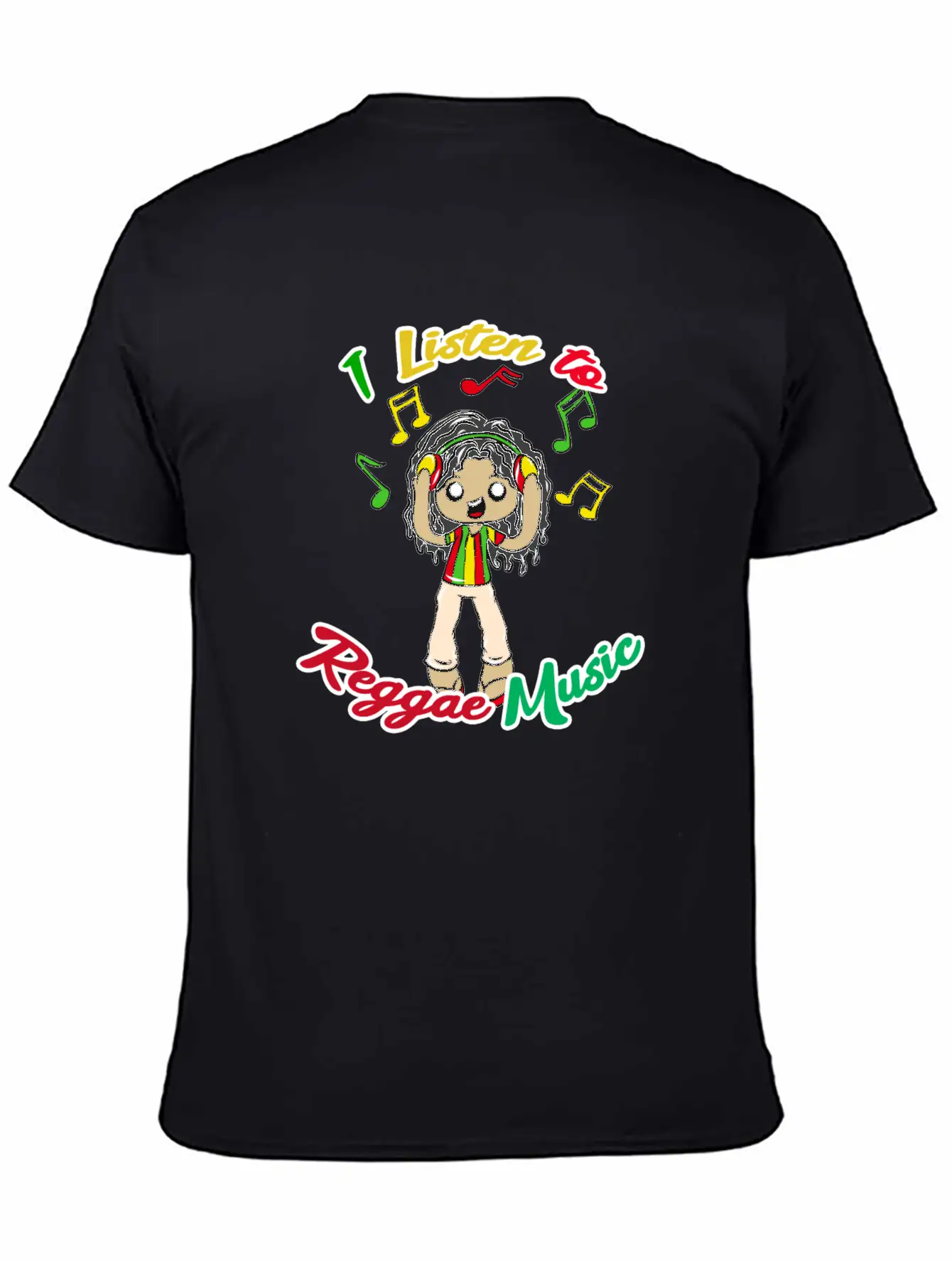 Reggae Music Basic Graphic T-Shirt – Daily Comfort In Soft Cotton