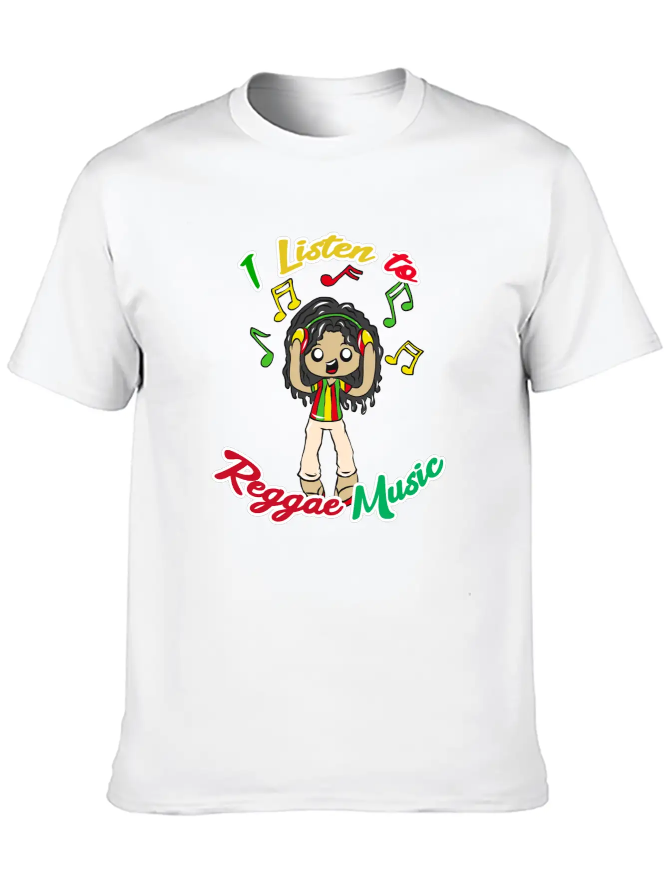 Reggae Music Basic Graphic T-Shirt – Daily Comfort In Soft Cotton