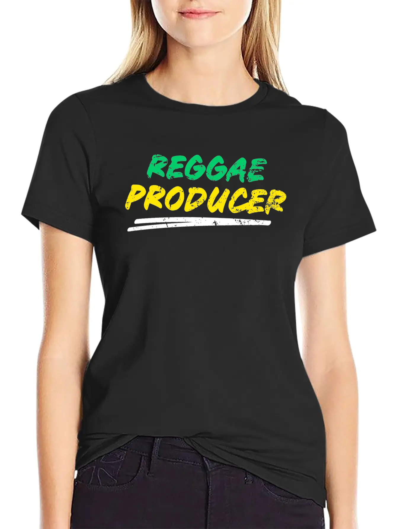 Reggae Producer Jamaica Dance Music Gift Unisex Casual T-Shirt – Clean Design For Daily Comfort