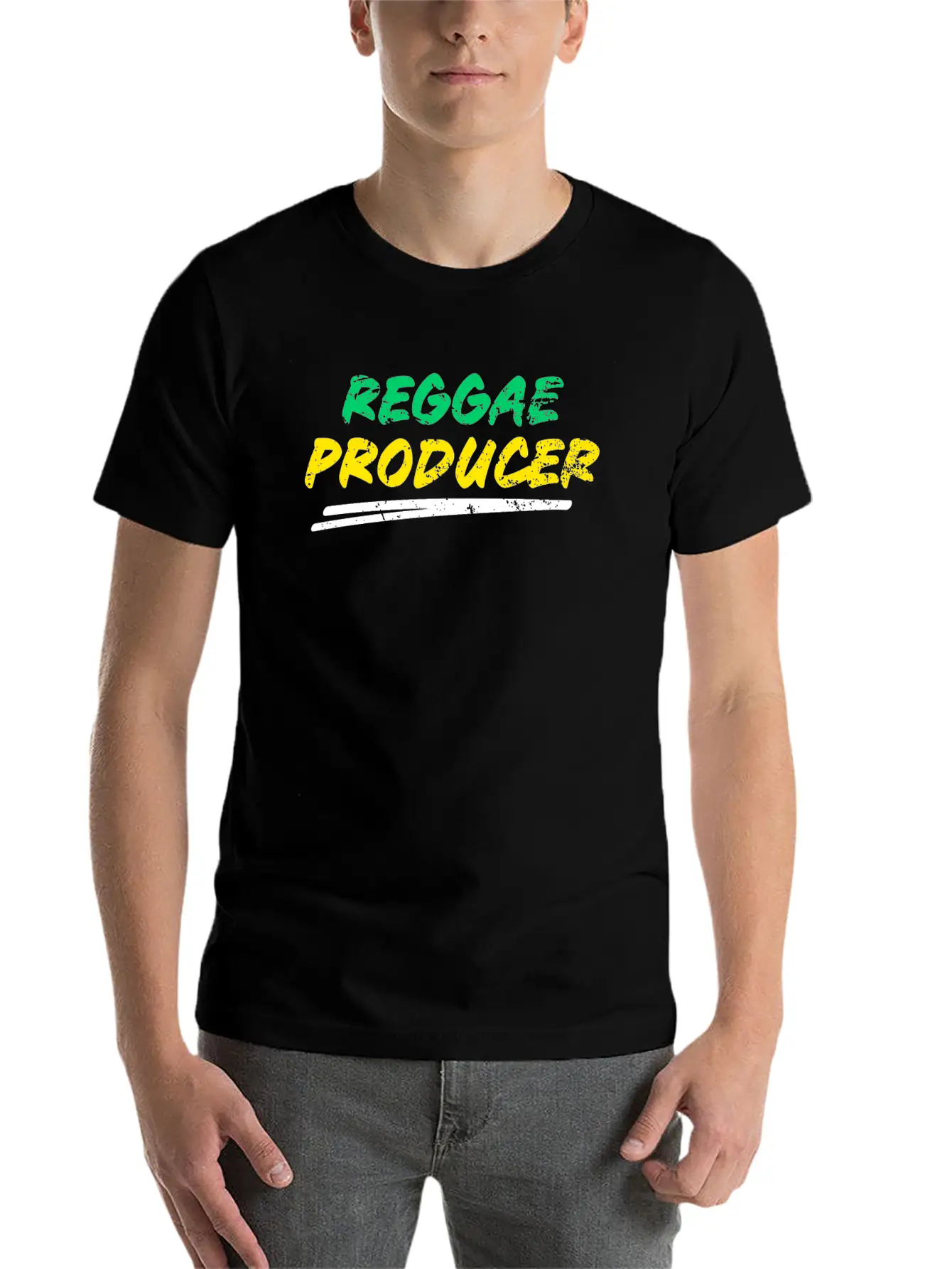 Reggae Producer Jamaica Dance Music Gift Unisex Casual T-Shirt – Clean Design For Daily Comfort