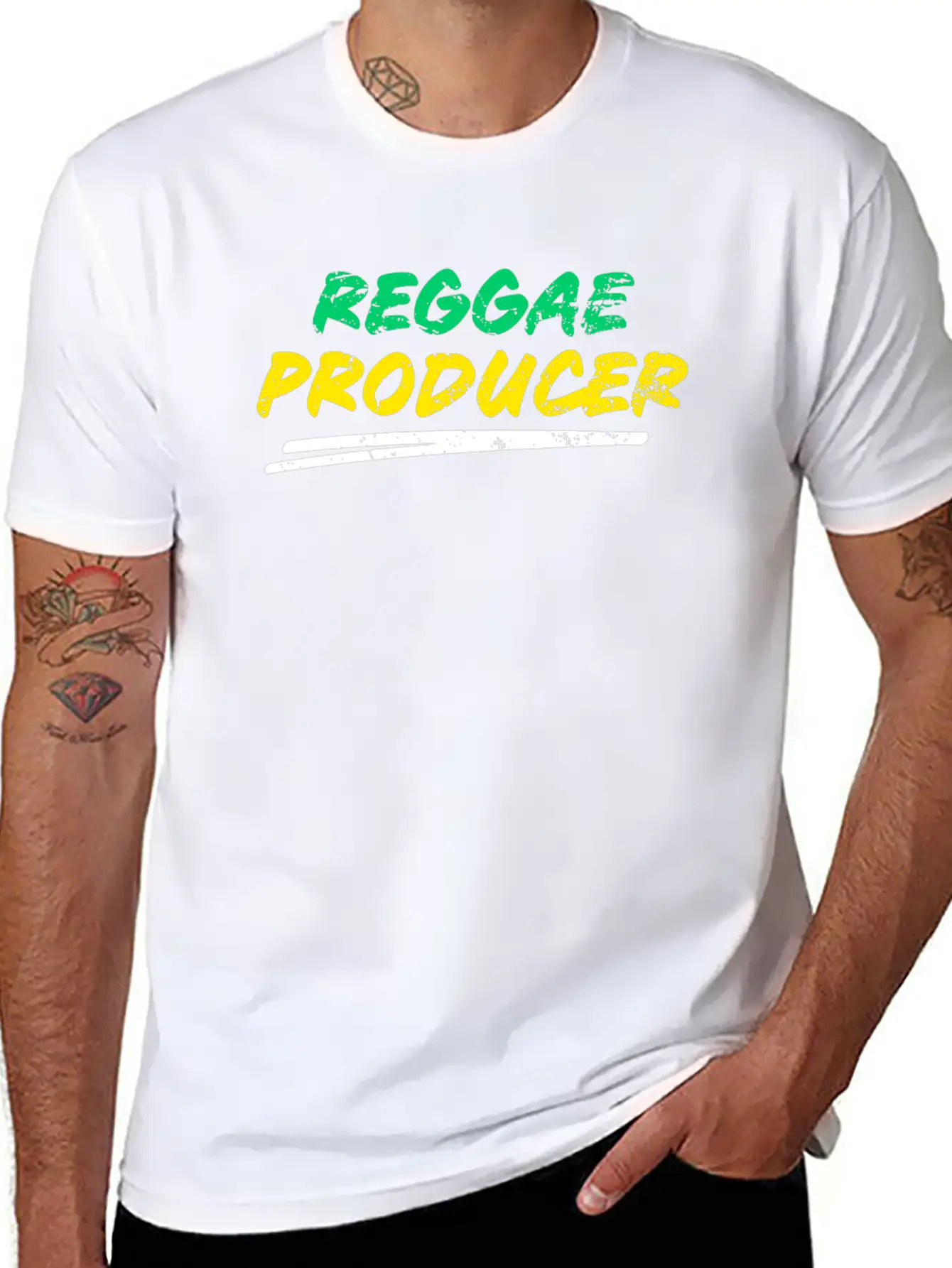 Reggae Producer Jamaica Dance Music Gift Unisex Casual T-Shirt – Clean Design For Daily Comfort