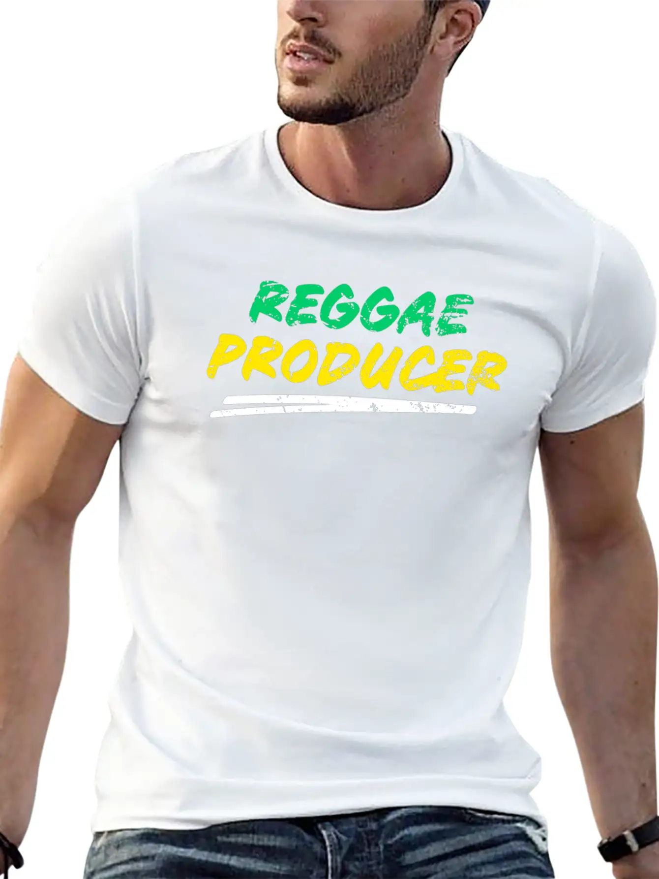 Reggae Producer Jamaica Dance Music Gift Unisex Casual T-Shirt – Clean Design For Daily Comfort