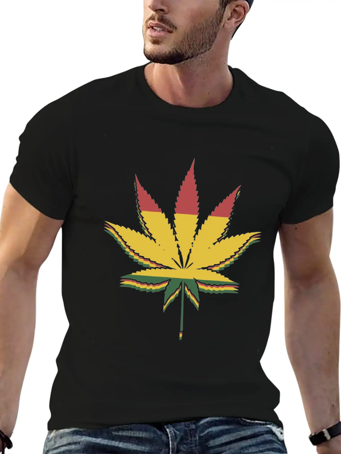 Reggae Rasta Rastafarian Jamaica Stylish Everyday T-Shirt – Unisex Basic Cotton Tee