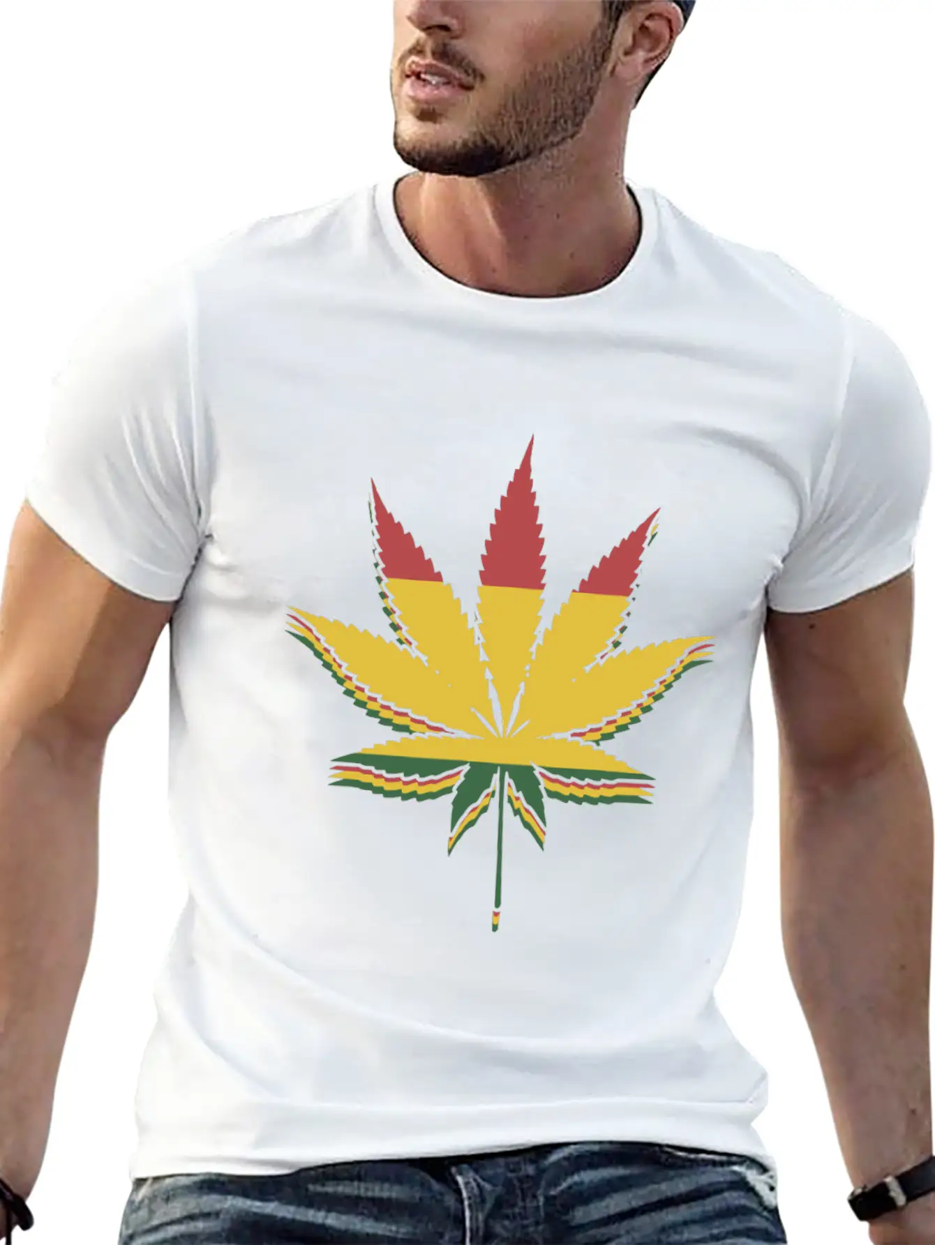 Reggae Rasta Rastafarian Jamaica Stylish Everyday T-Shirt – Unisex Basic Cotton Tee