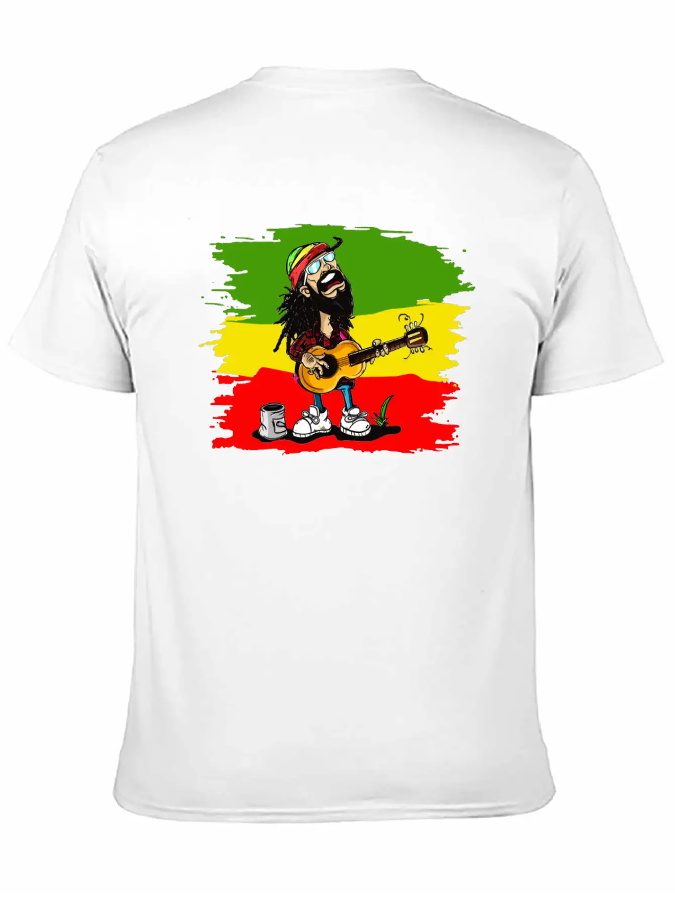Reggae Rocker Unisex Casual T-Shirt – Clean Design For Daily Comfort