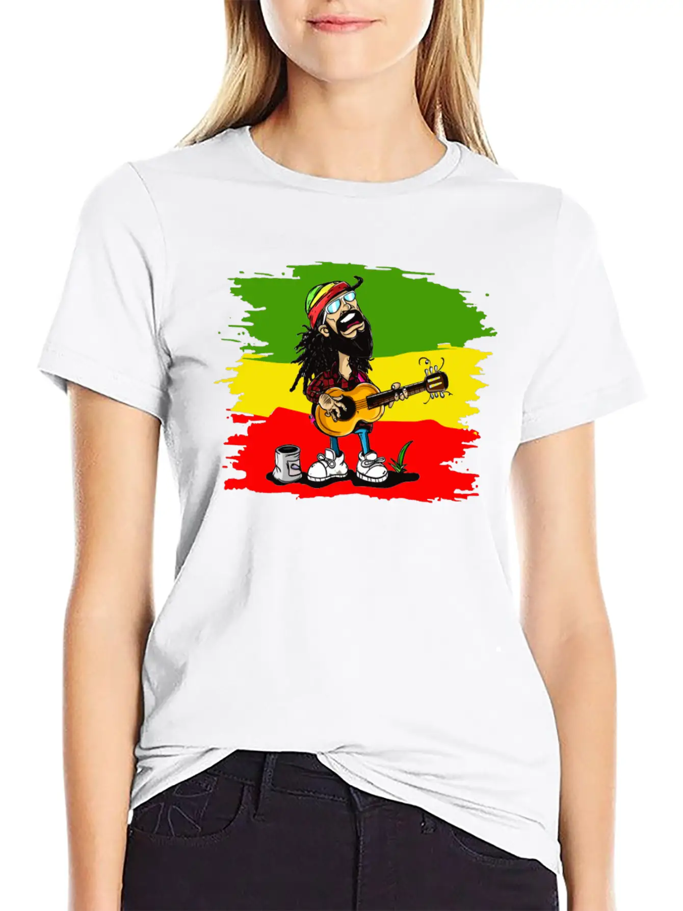 Reggae Rocker Unisex Casual T-Shirt – Clean Design For Daily Comfort
