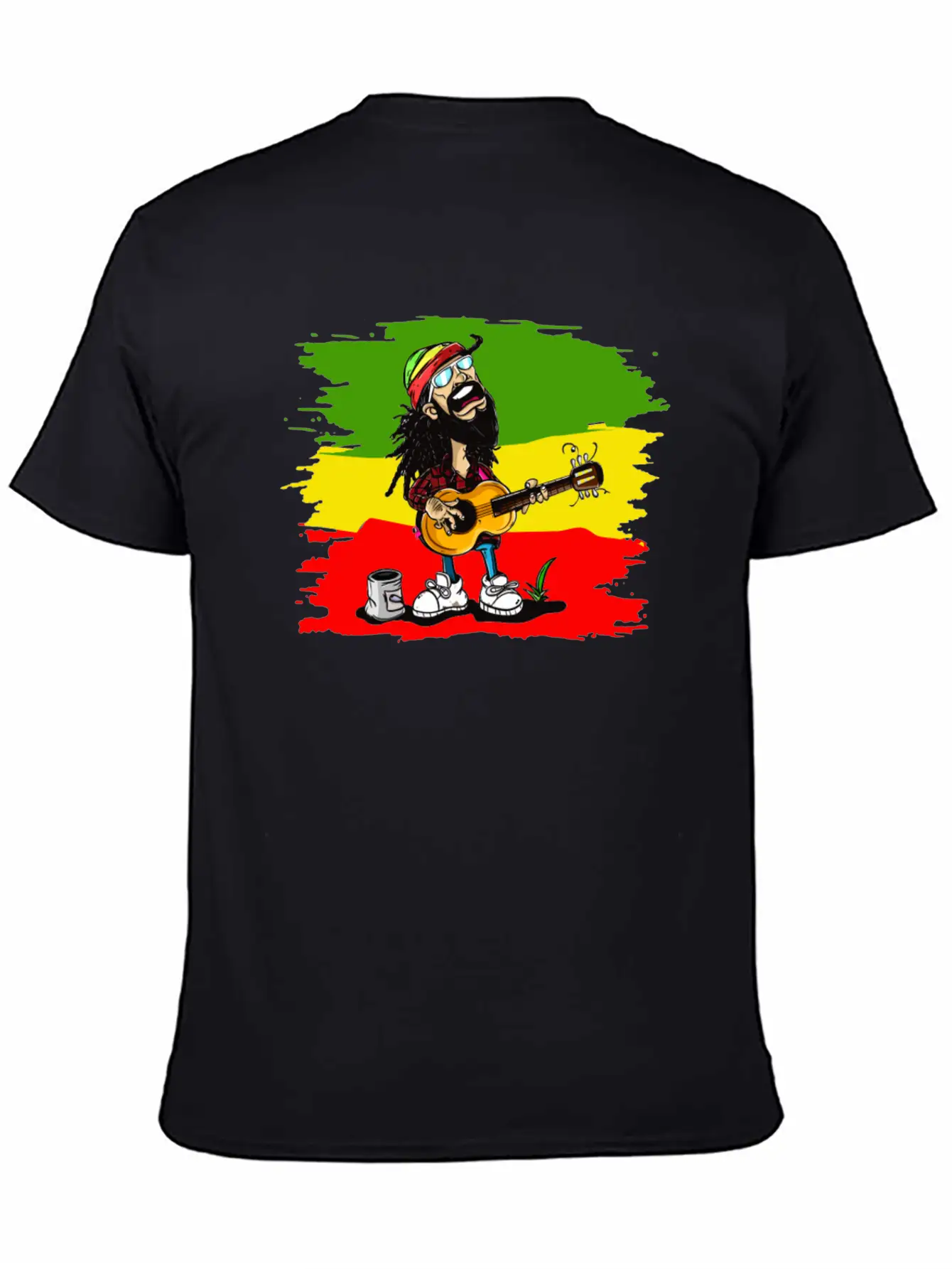 Reggae Rocker Unisex Casual T-Shirt – Clean Design For Daily Comfort