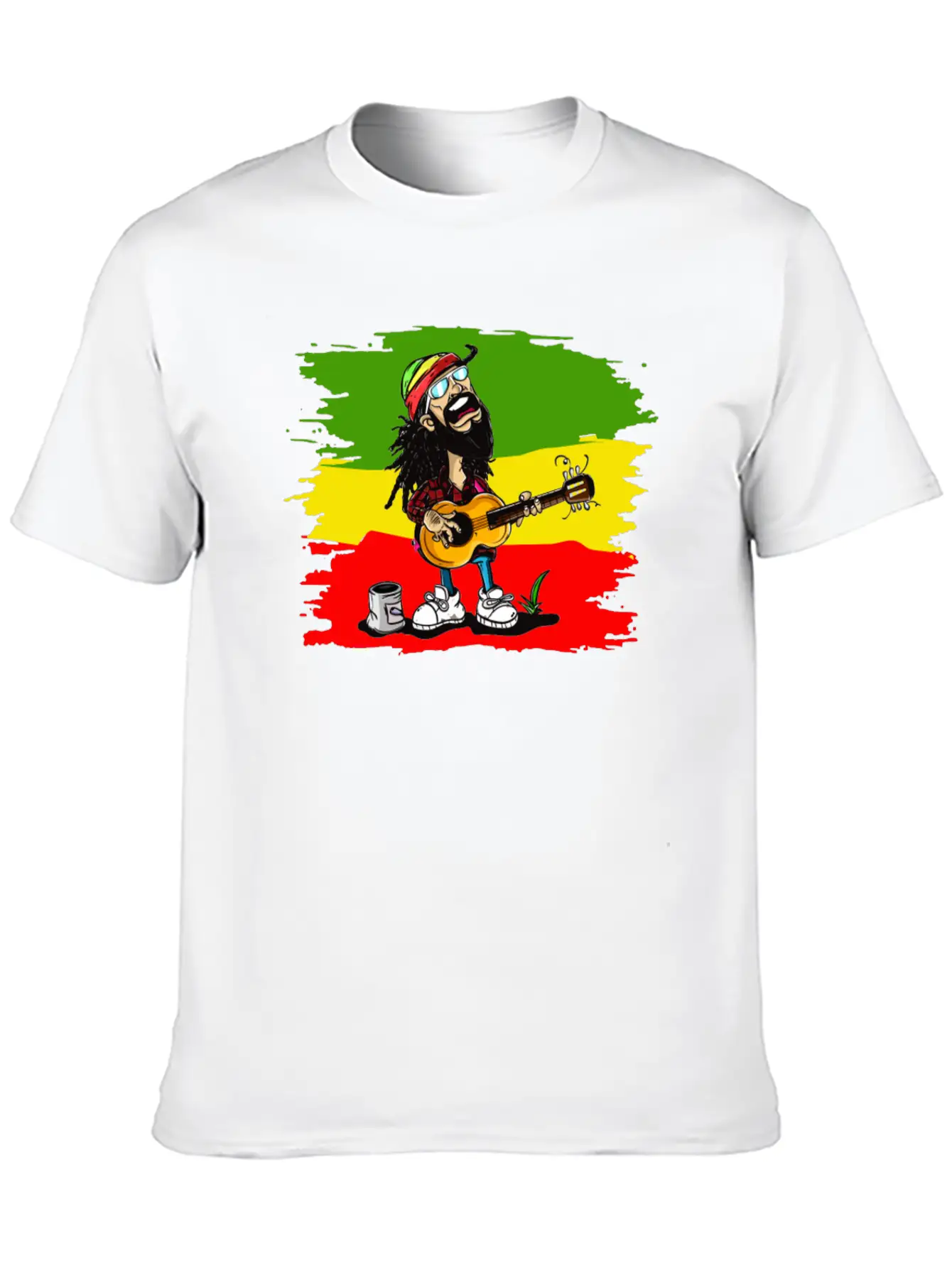 Reggae Rocker Unisex Casual T-Shirt – Clean Design For Daily Comfort