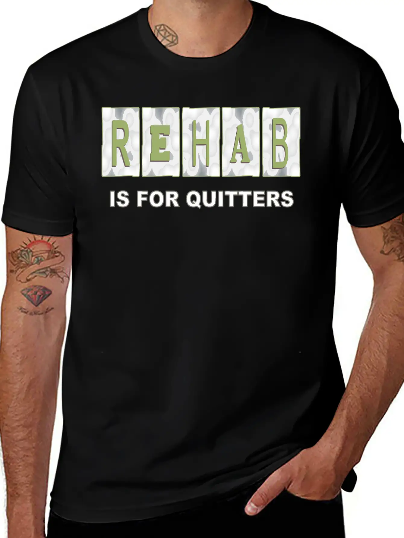 Rehab Is For Quitters Soft Cotton Short Sleeve Tee – Unisex Wardrobe Staple
