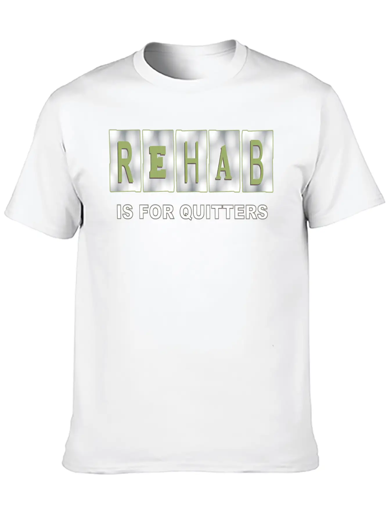 Rehab Is For Quitters Soft Cotton Short Sleeve Tee – Unisex Wardrobe Staple