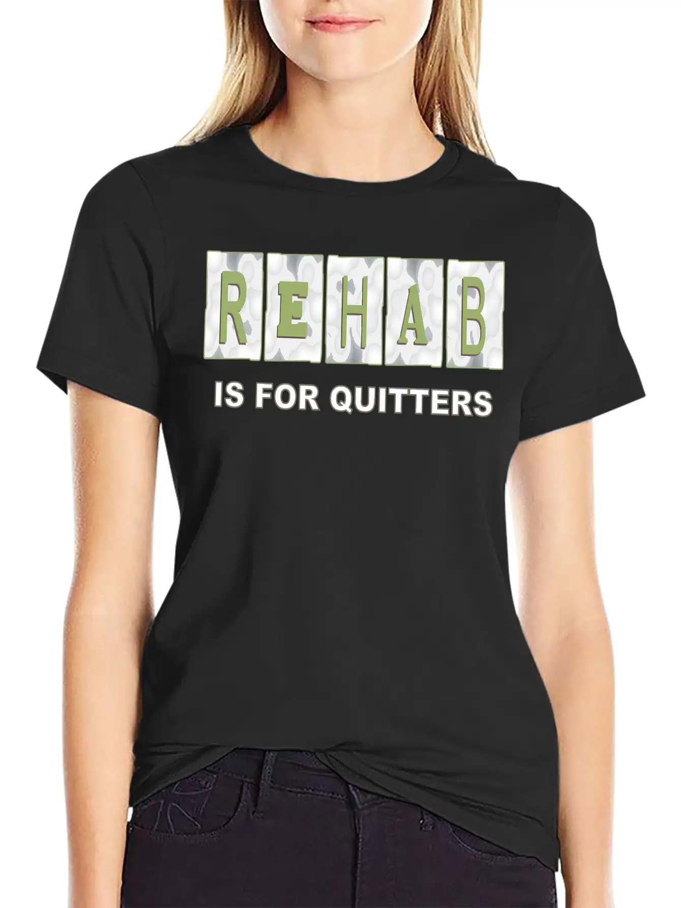 Rehab Is For Quitters Soft Cotton Short Sleeve Tee – Unisex Wardrobe Staple
