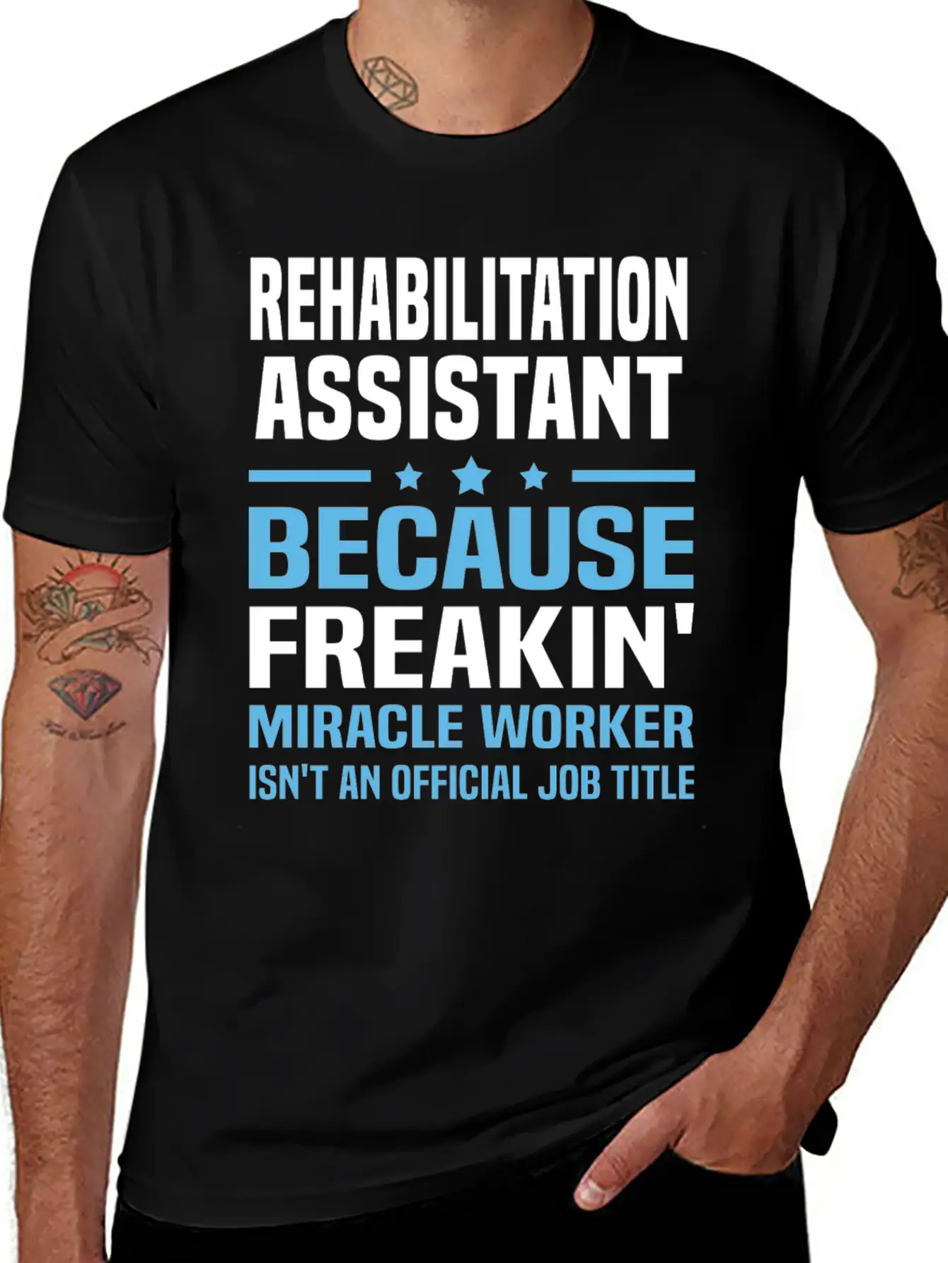 Rehabilitation Assistant Unisex Casual T-Shirt – Clean Design For Daily Comfort