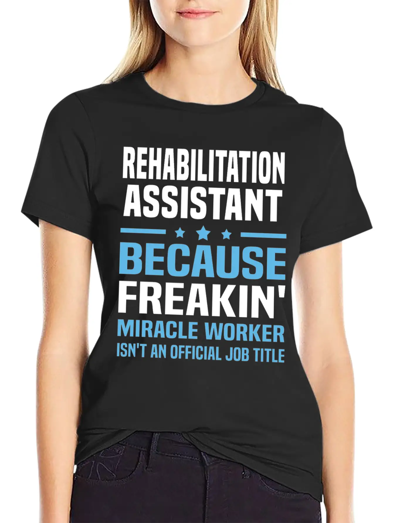 Rehabilitation Assistant Unisex Casual T-Shirt – Clean Design For Daily Comfort