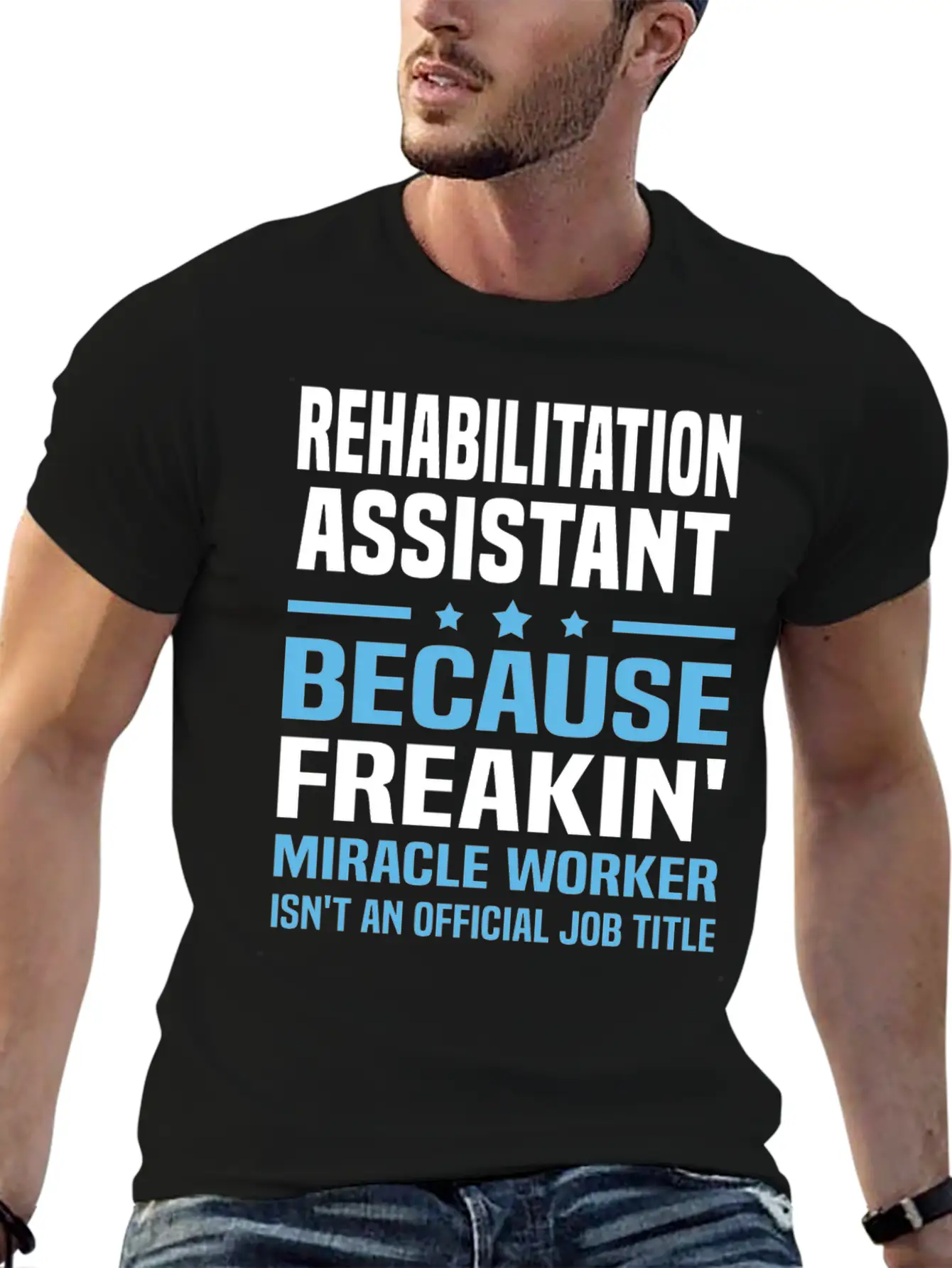 Rehabilitation Assistant Unisex Casual T-Shirt – Clean Design For Daily Comfort