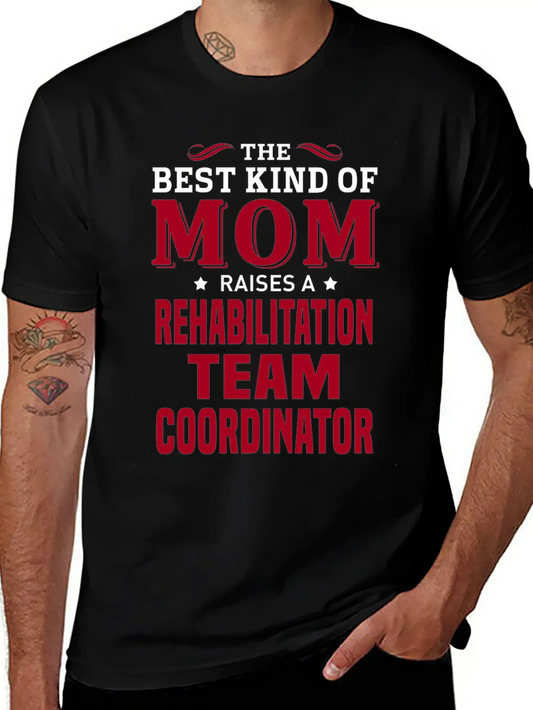 Rehabilitation Team Coordinator Lightweight Cotton T-Shirt – Daily Comfort Graphic Shirt