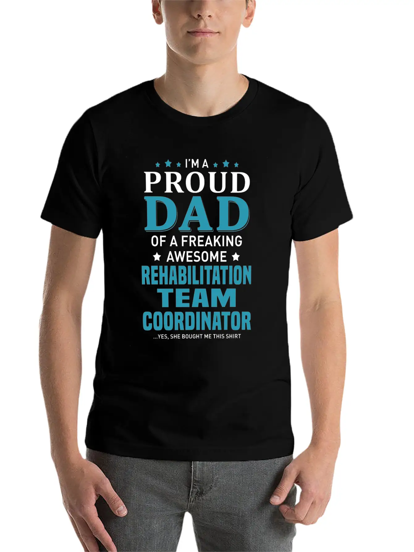 Rehabilitation Team Coordinator Relaxed Everyday Tee – Lightweight And Durable Cotton