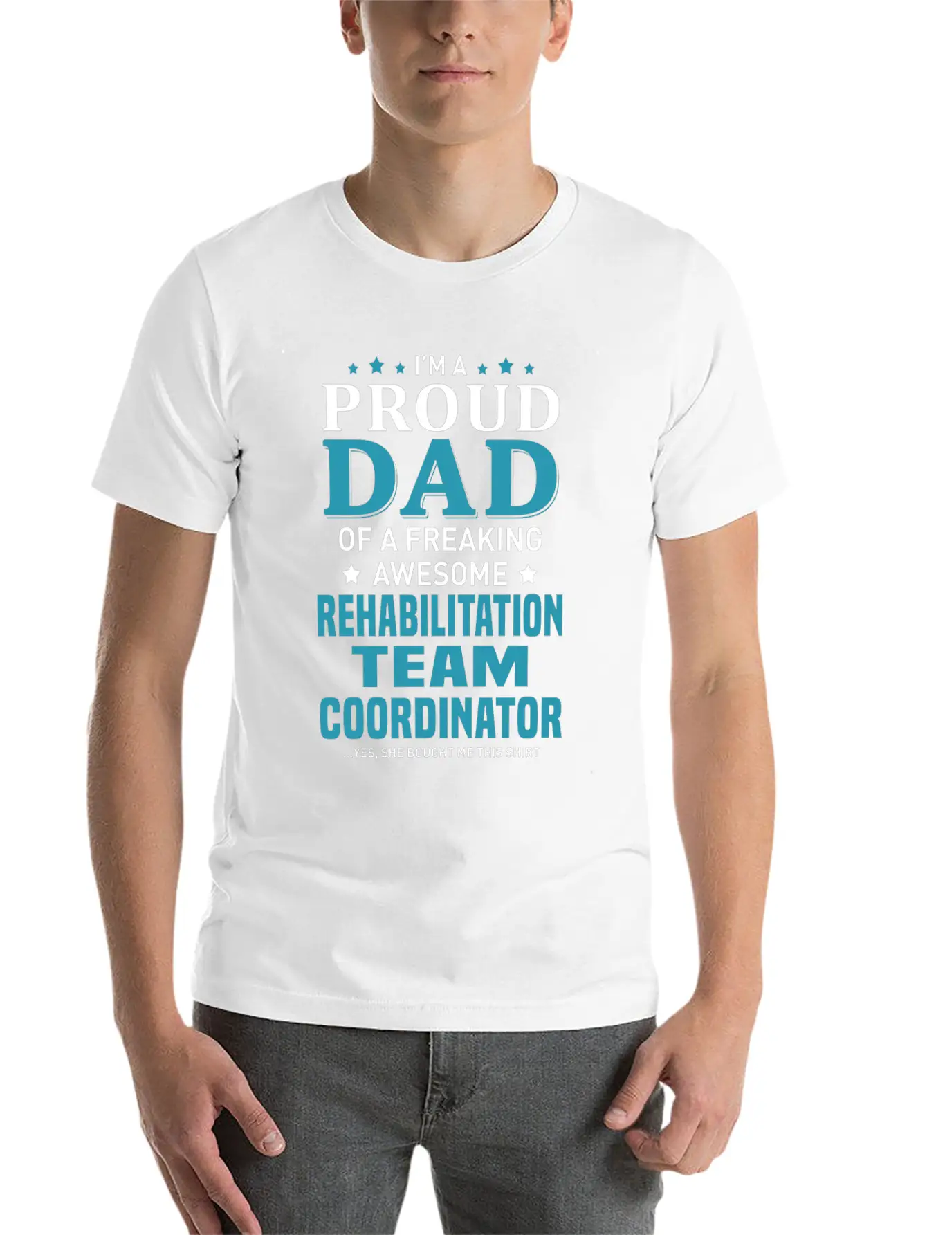 Rehabilitation Team Coordinator Relaxed Everyday Tee – Lightweight And Durable Cotton