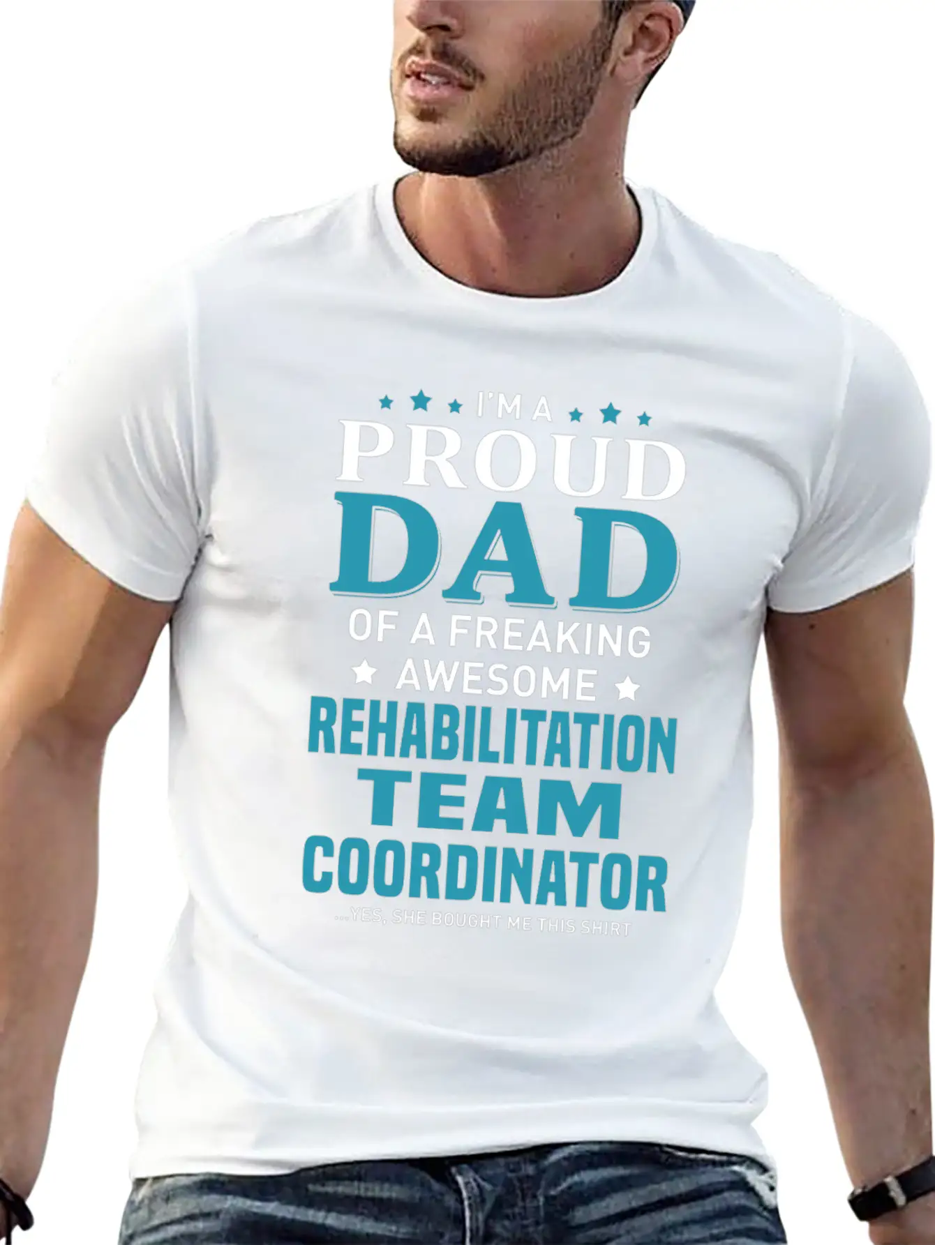 Rehabilitation Team Coordinator Relaxed Everyday Tee – Lightweight And Durable Cotton